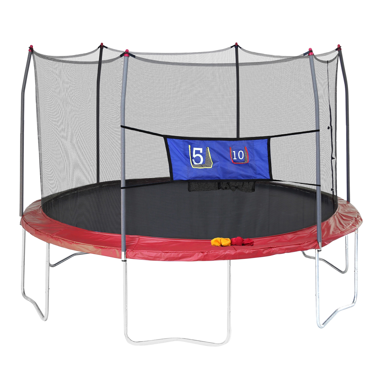 Skywalker Trampolines 12' Round Jump-N-Toss Trampoline with Enclosure