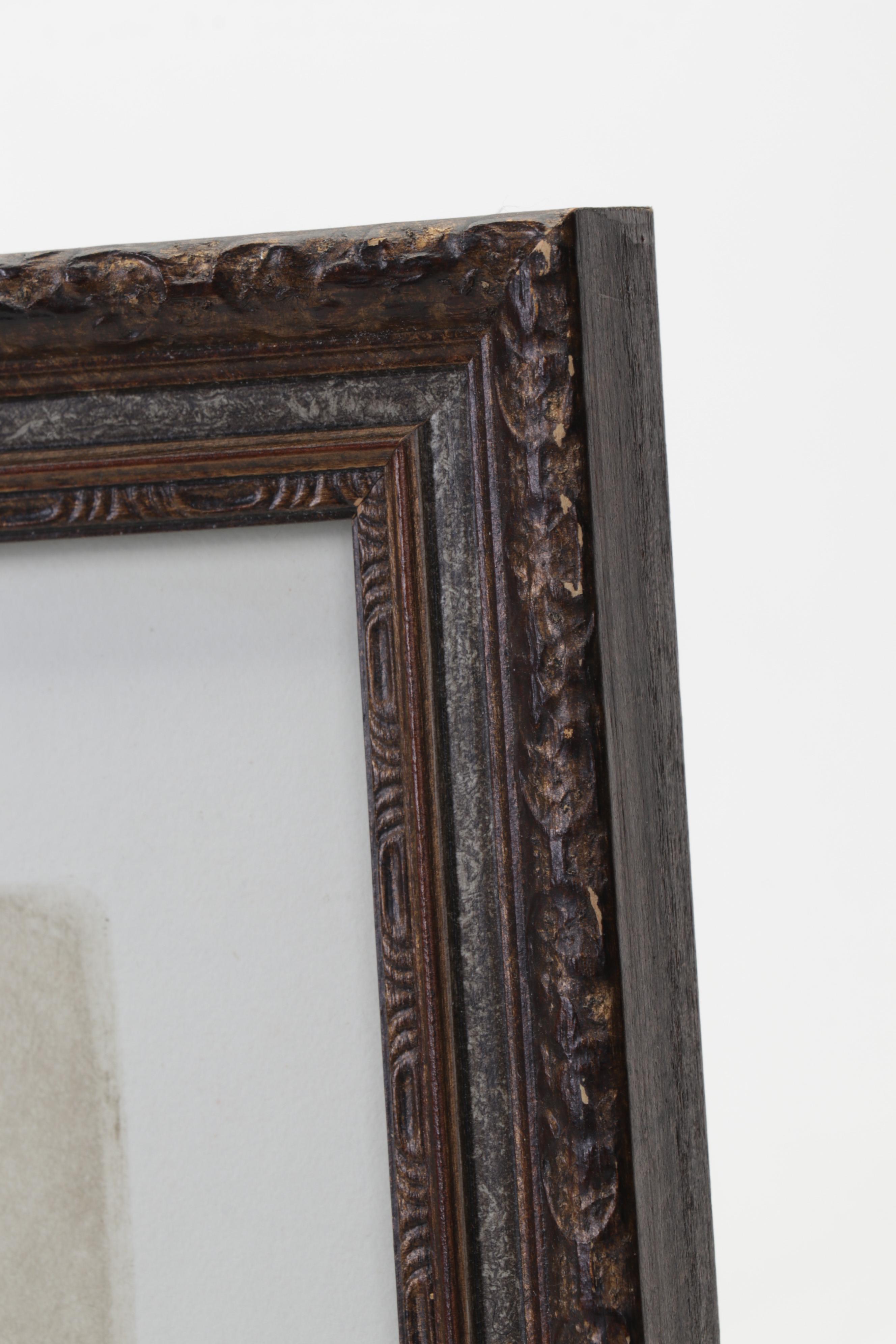 Landscape Etching "Delta Fog," 1972