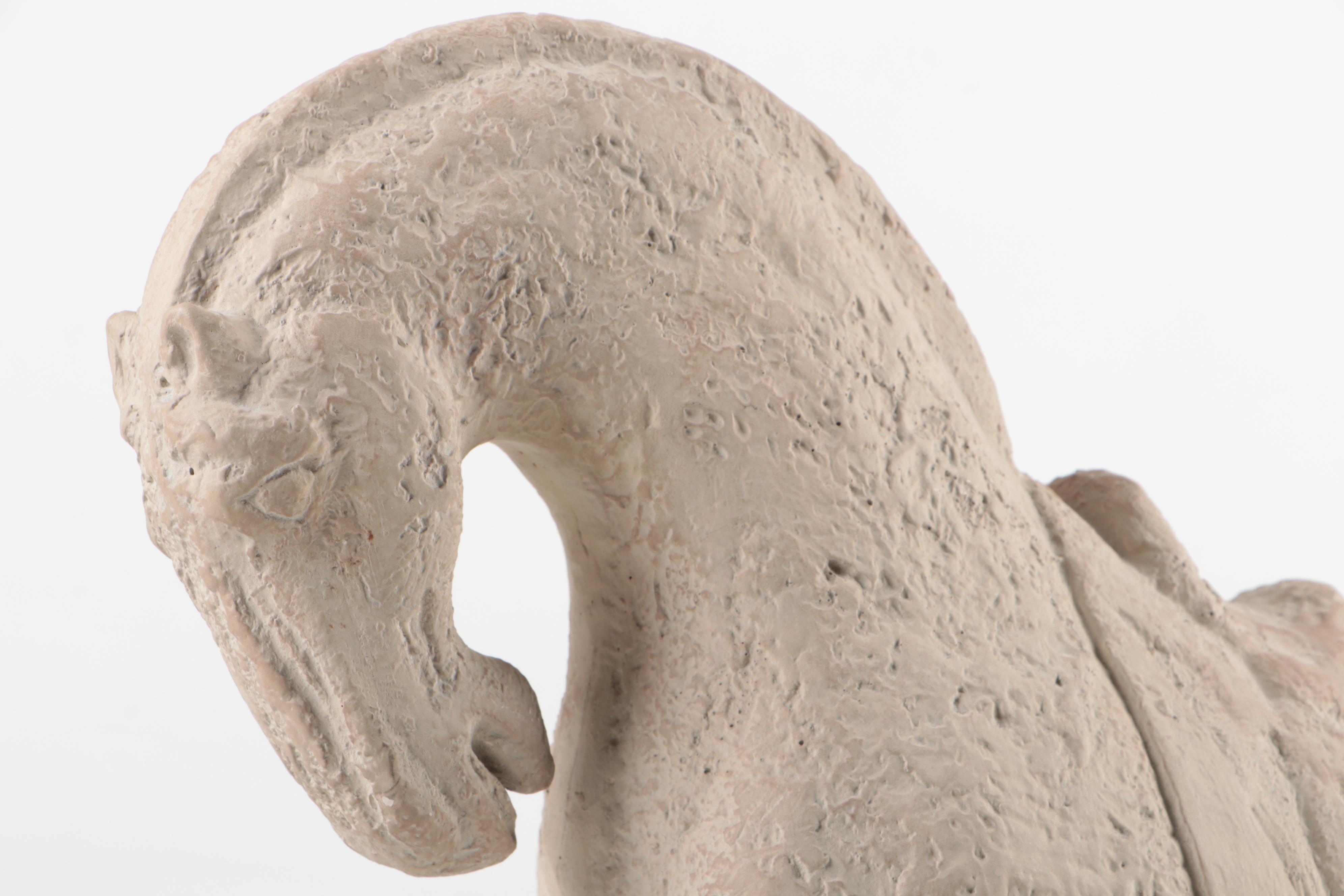 Austin Productions "Ming Horse" in Cast Plaster