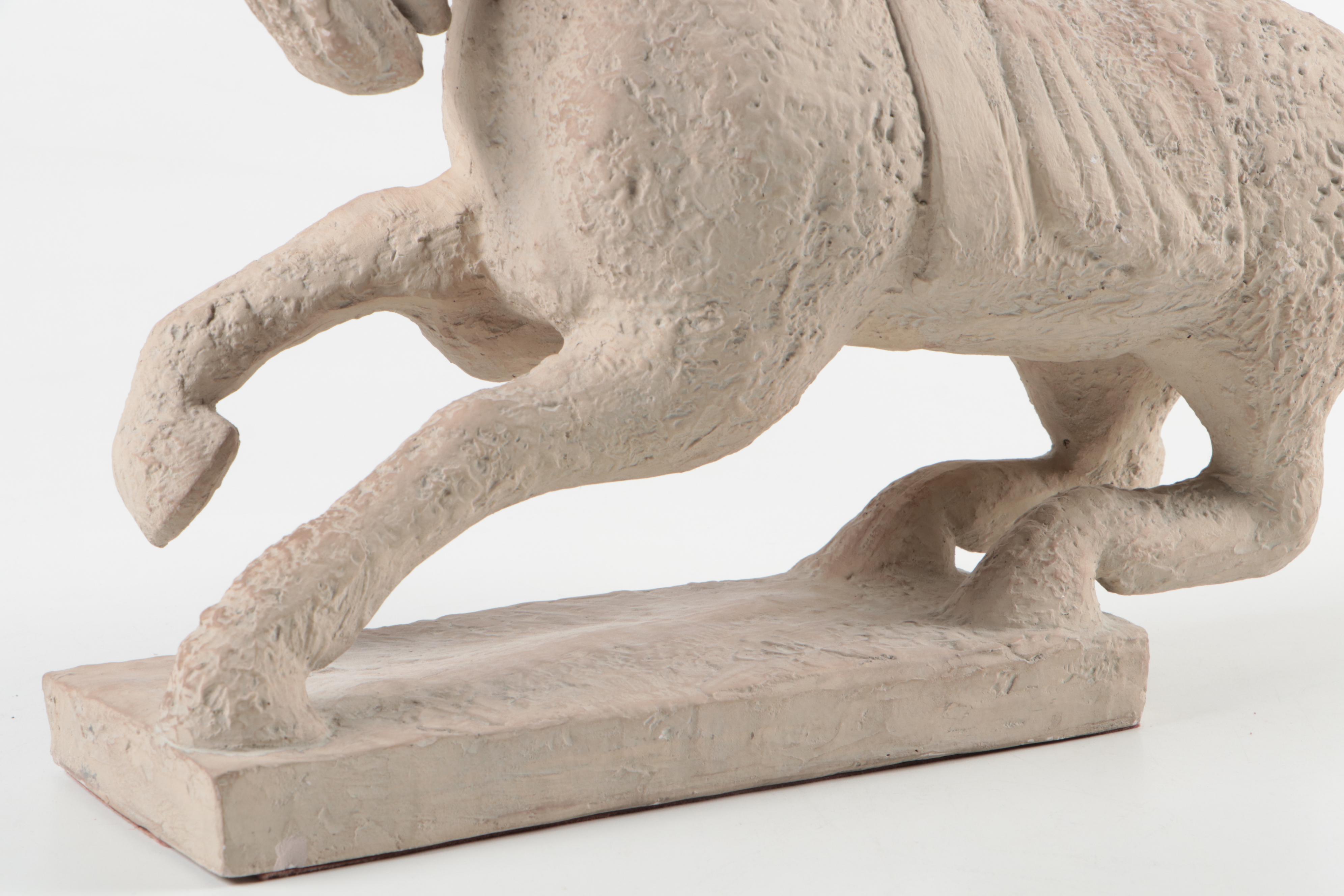 Austin Productions "Ming Horse" in Cast Plaster