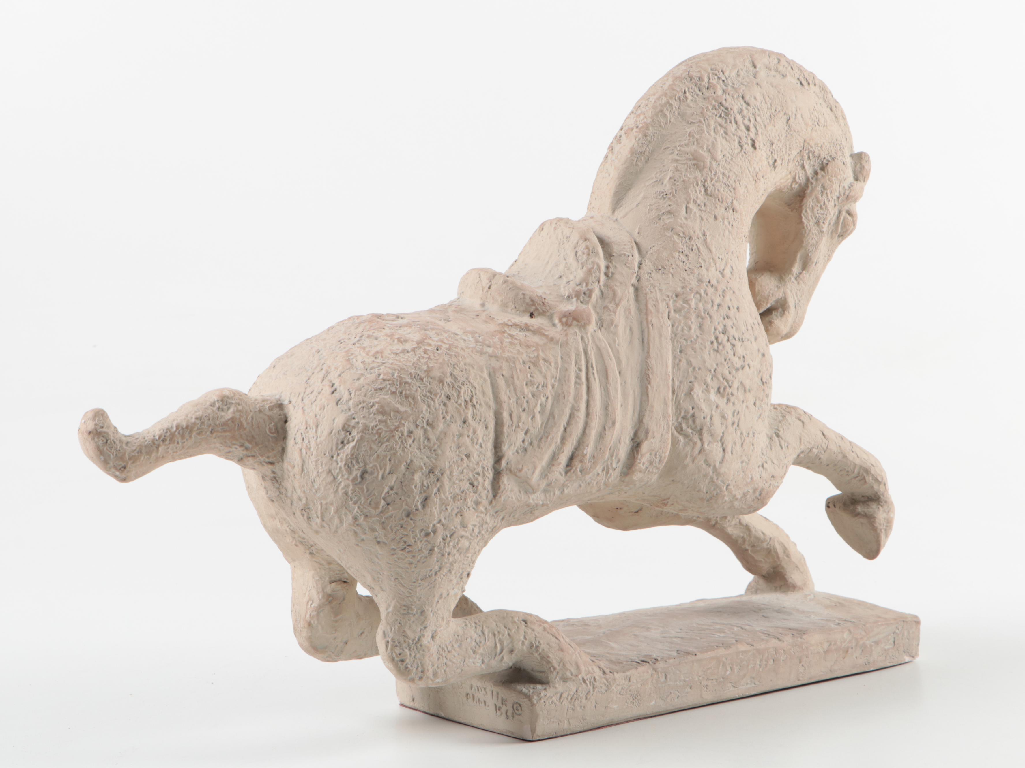 Austin Productions "Ming Horse" in Cast Plaster
