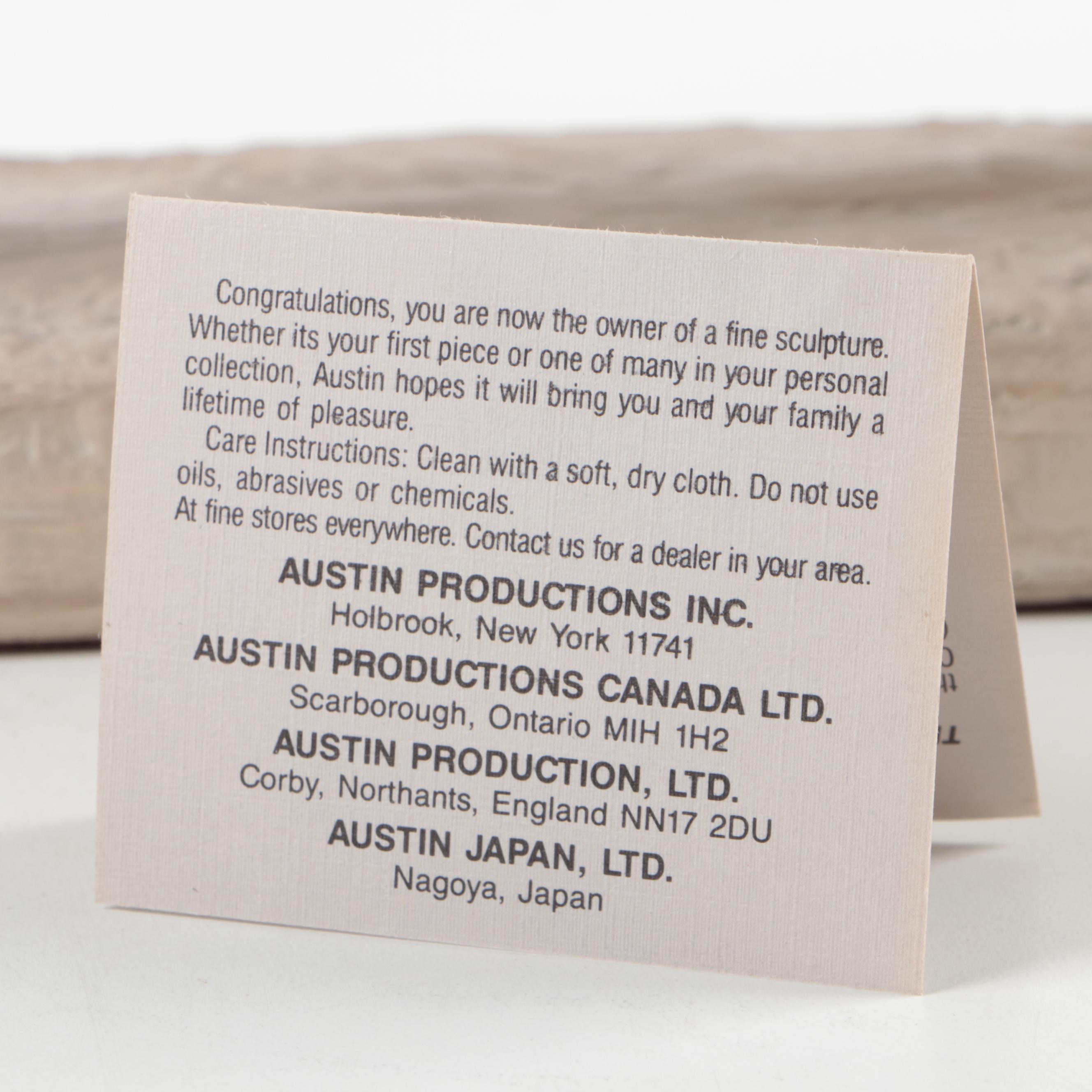 Austin Productions "Ming Horse" in Cast Plaster