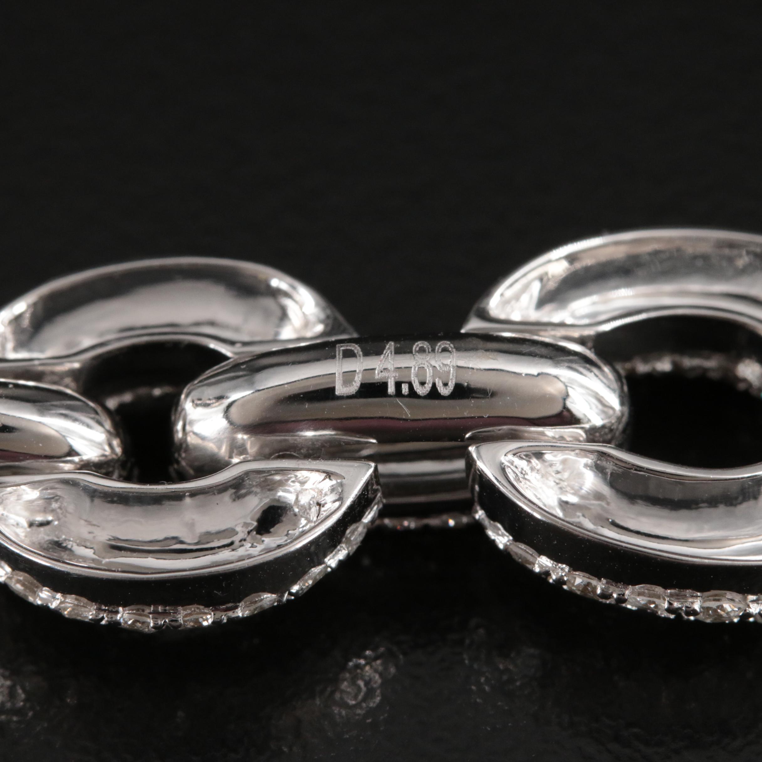 14K 4.89 CTW Diamond Link Earrings