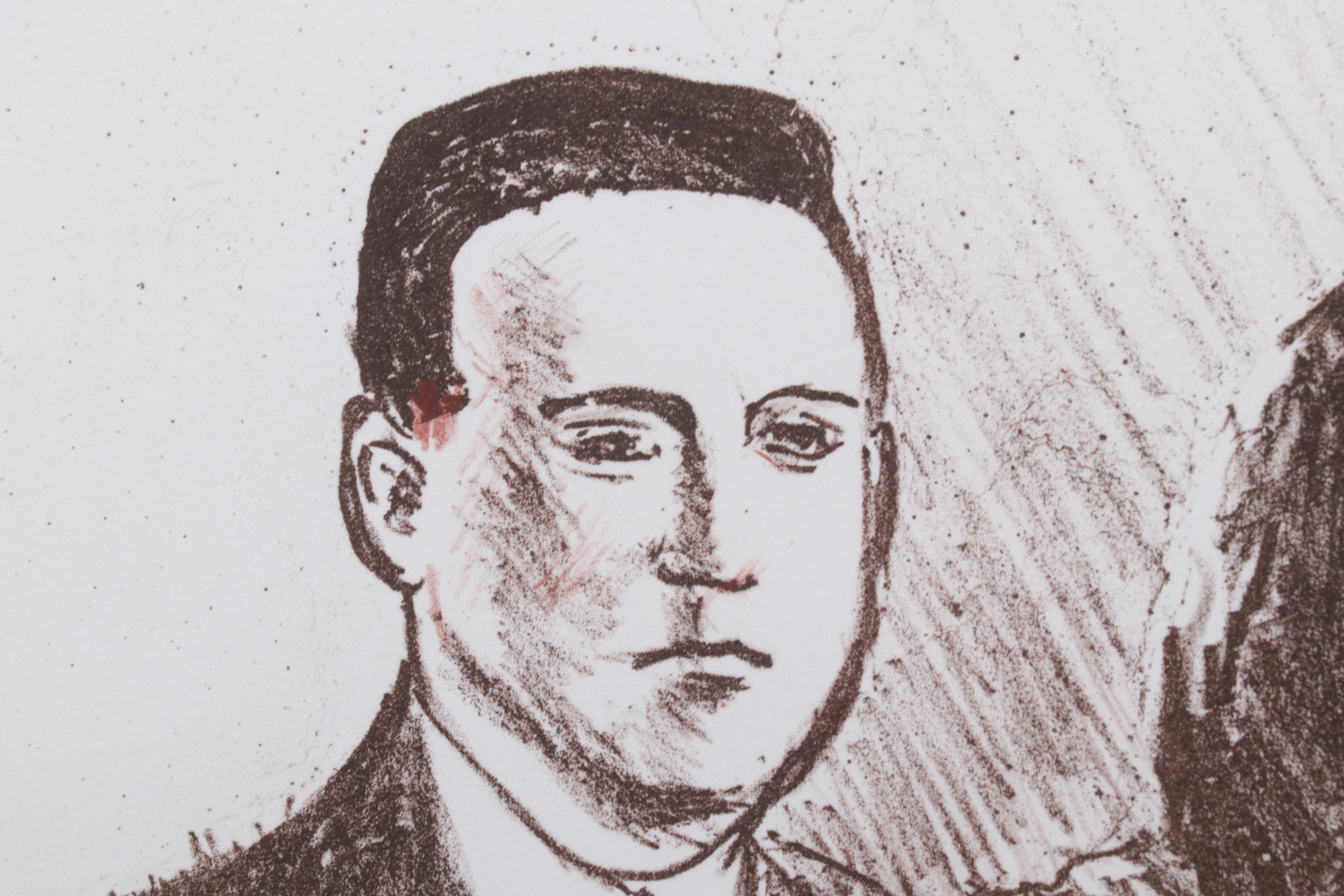 Sidney Chafetz Lithograph "Engagement," 1998