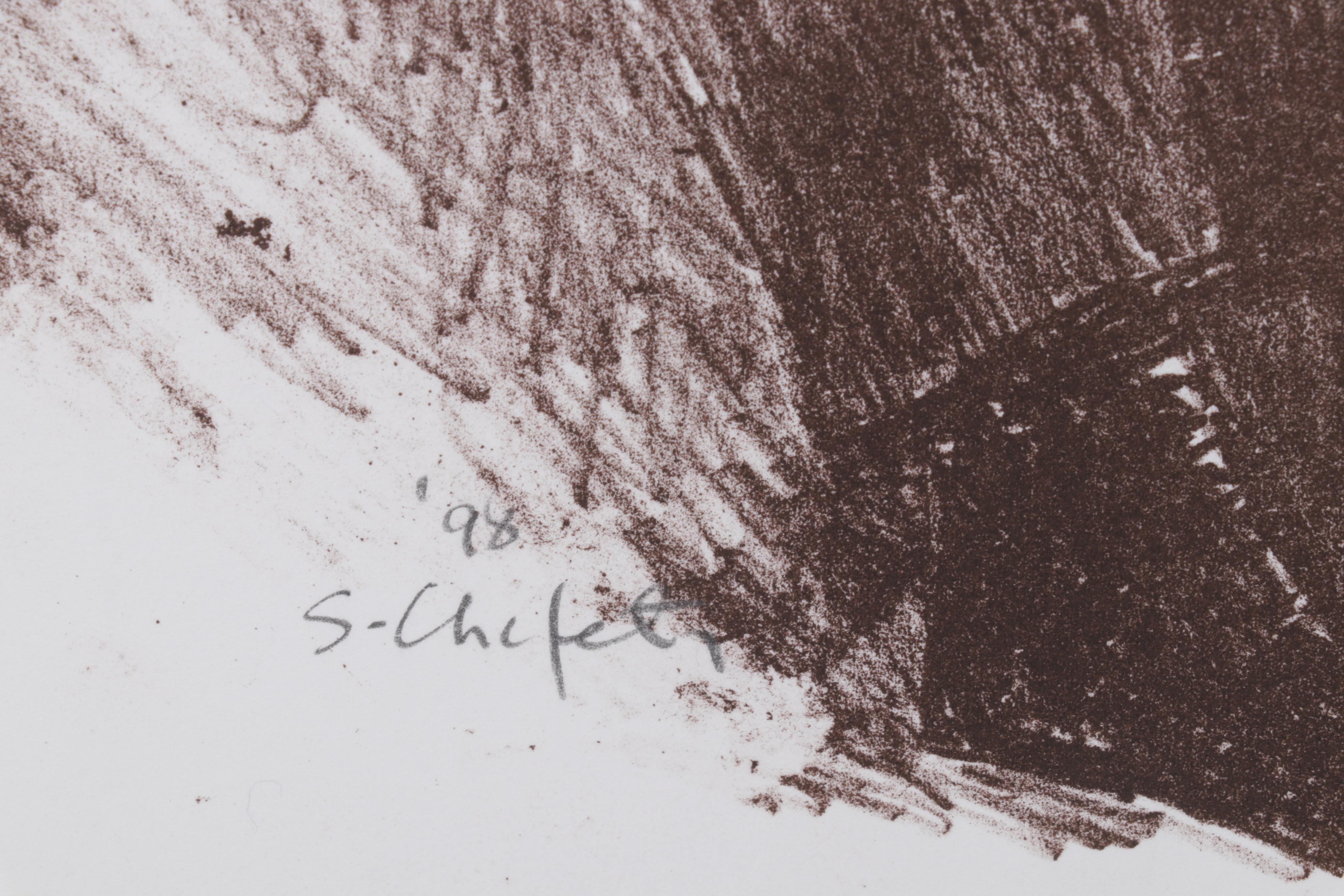 Sidney Chafetz Lithograph "Engagement," 1998