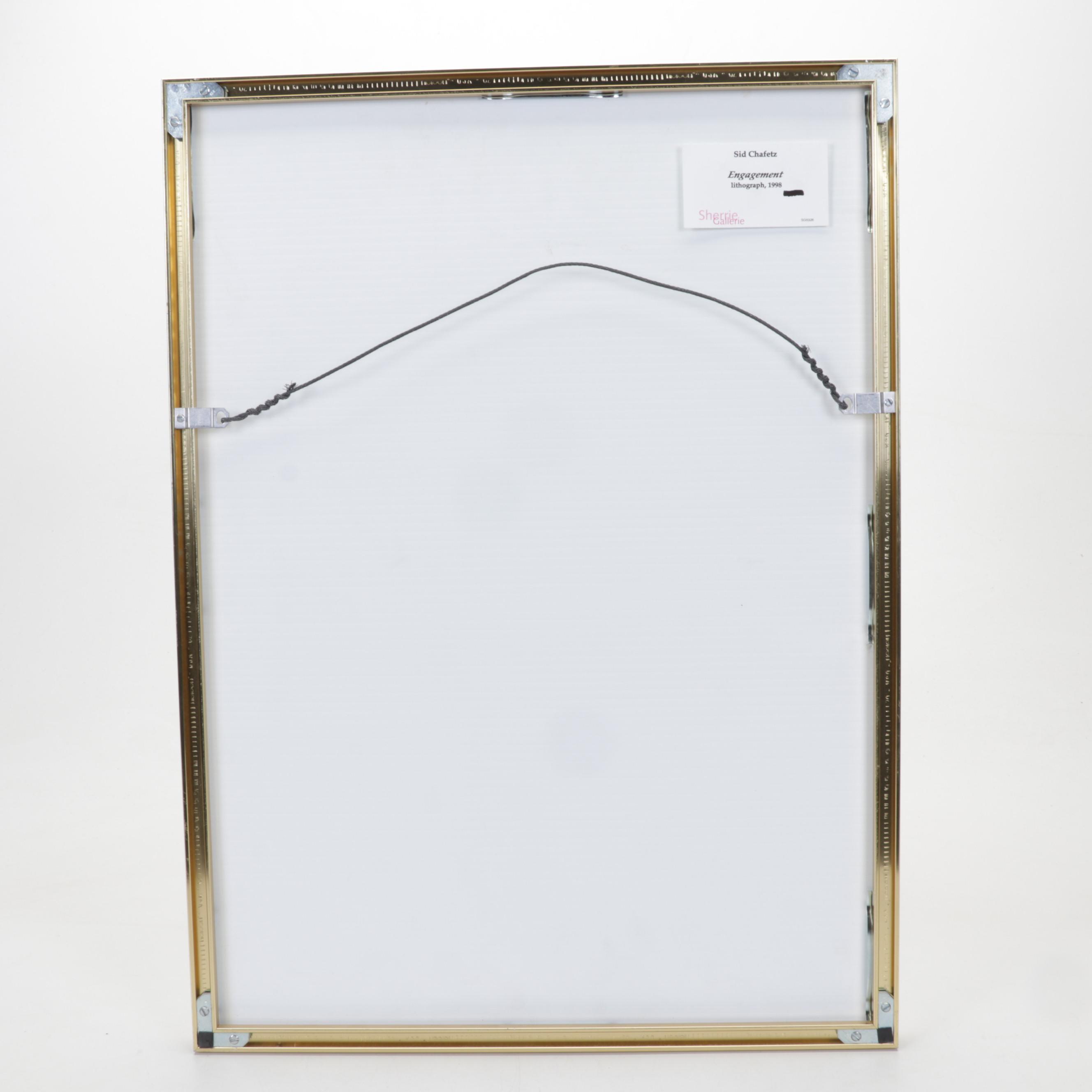 Sidney Chafetz Lithograph "Engagement," 1998