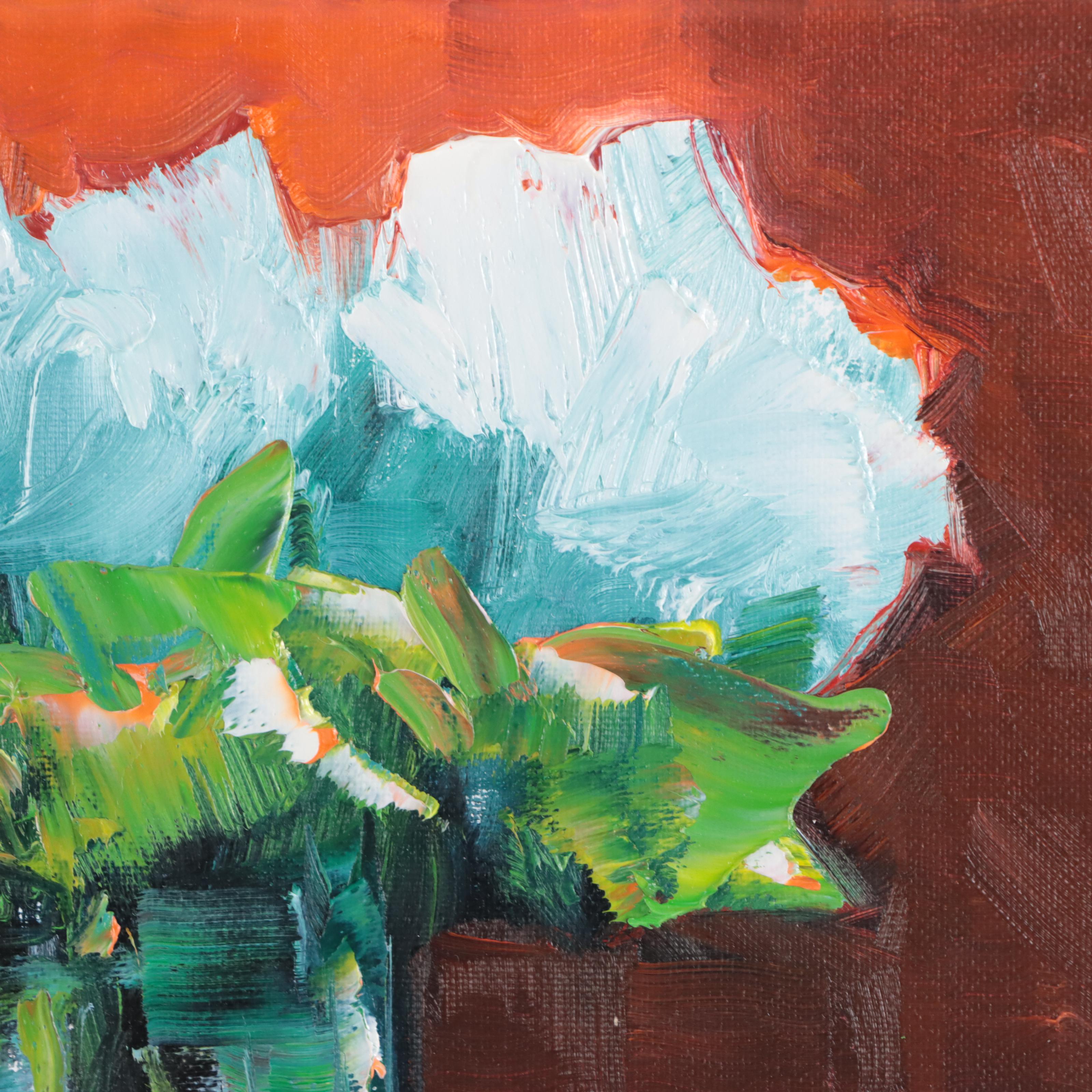 José M. Lima Floral Still Life Oil Painting, 2023