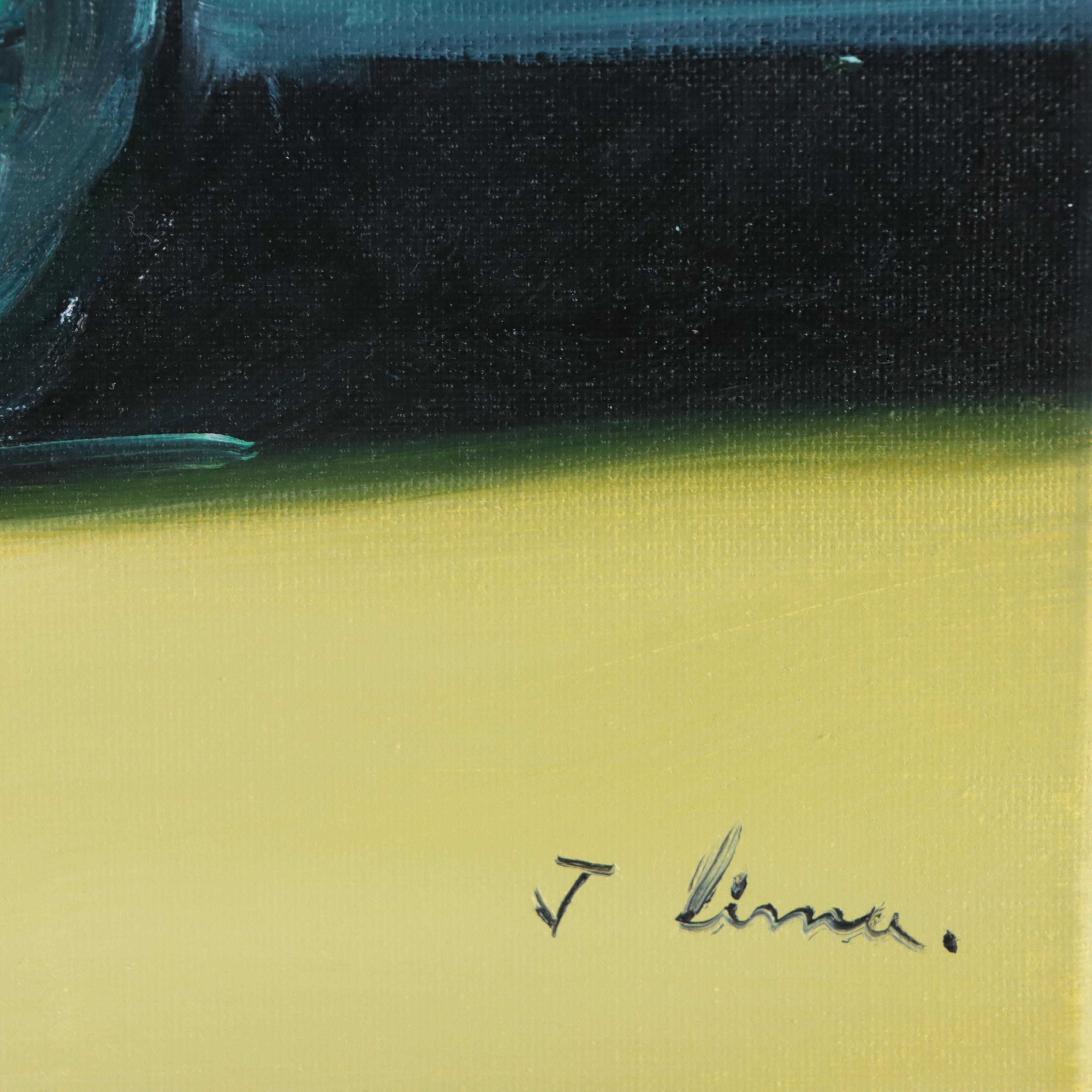 José M. Lima Floral Still Life Oil Painting, 2023