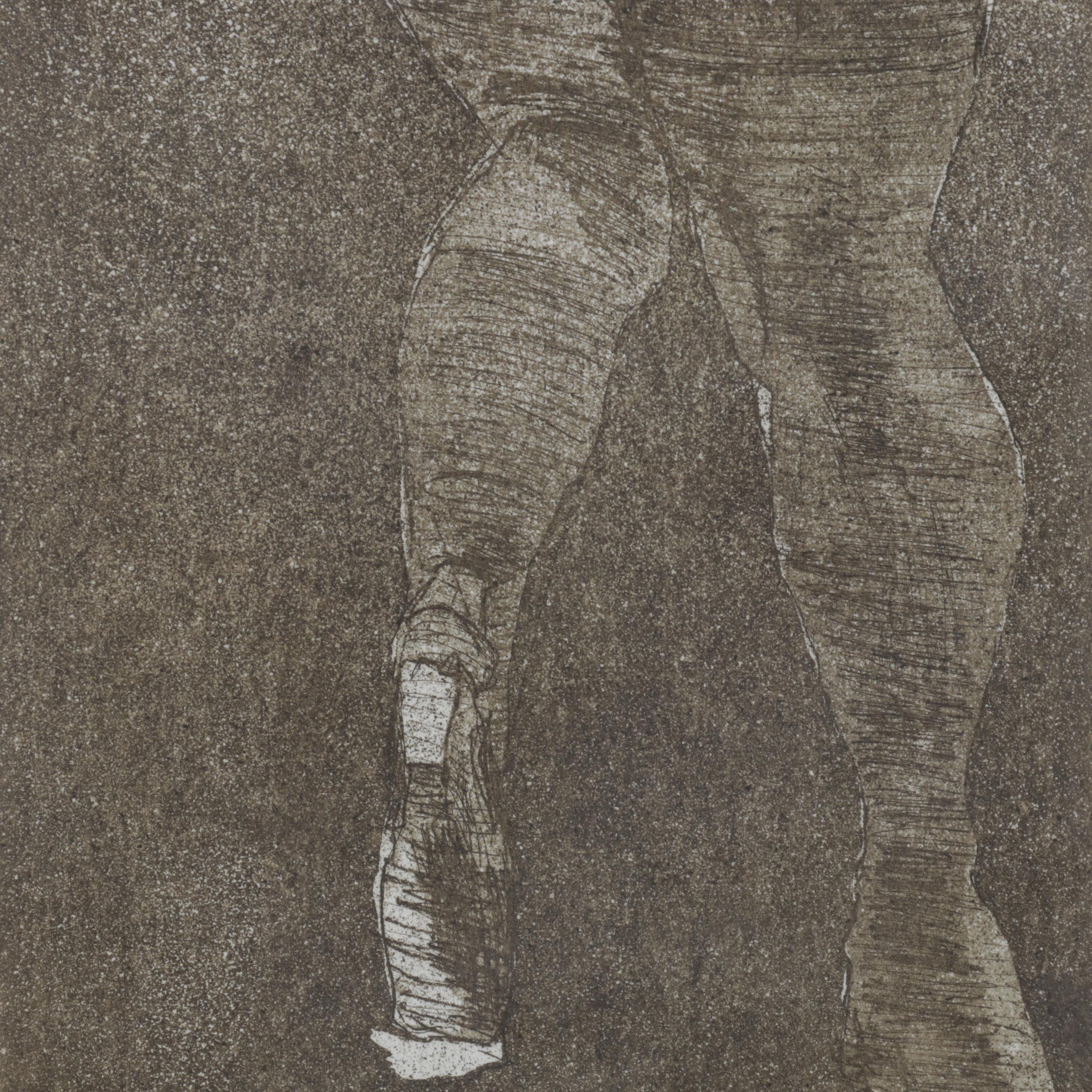 R. Gilbert Etching with Aquatint "My Ass Is Nicer Than Yours," 1976