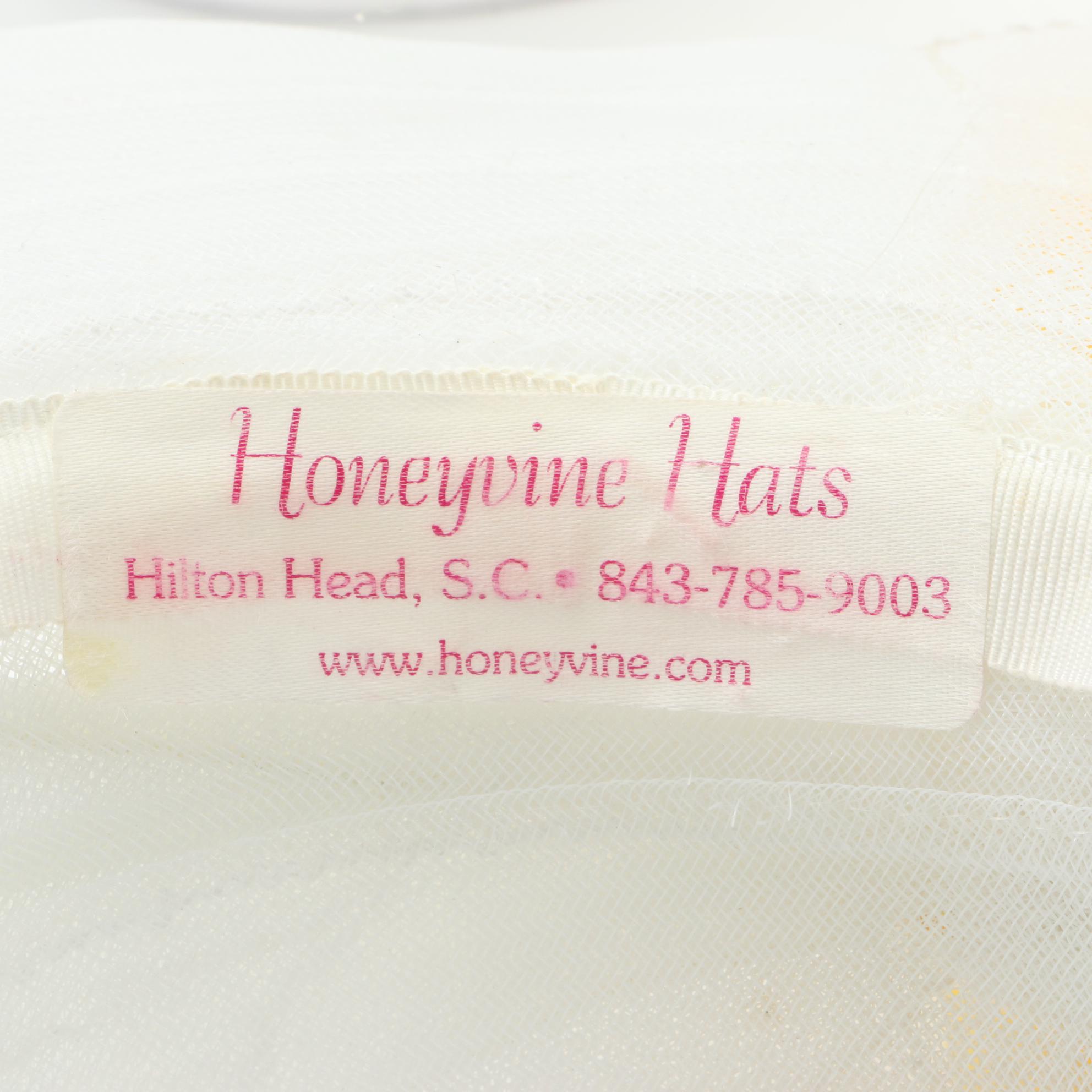 Emma B. for Giovannio Feather/Fabric Fascinator and Honeyvine Hats with Box