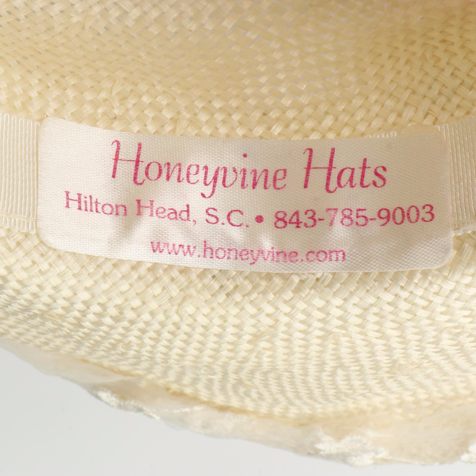 Emma B. for Giovannio Feather/Fabric Fascinator and Honeyvine Hats with Box