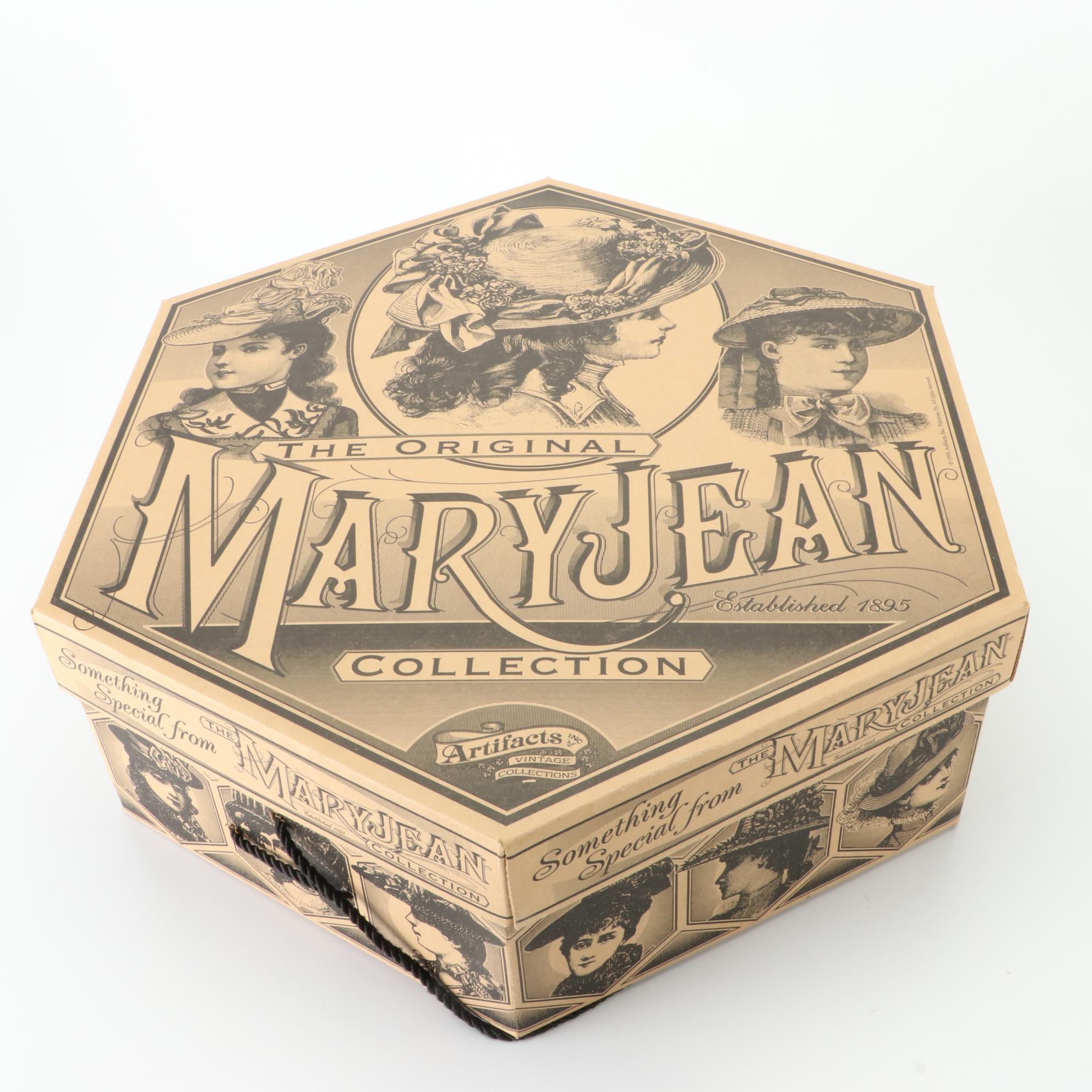 Emma B. for Giovannio Feather/Fabric Fascinator and Honeyvine Hats with Box