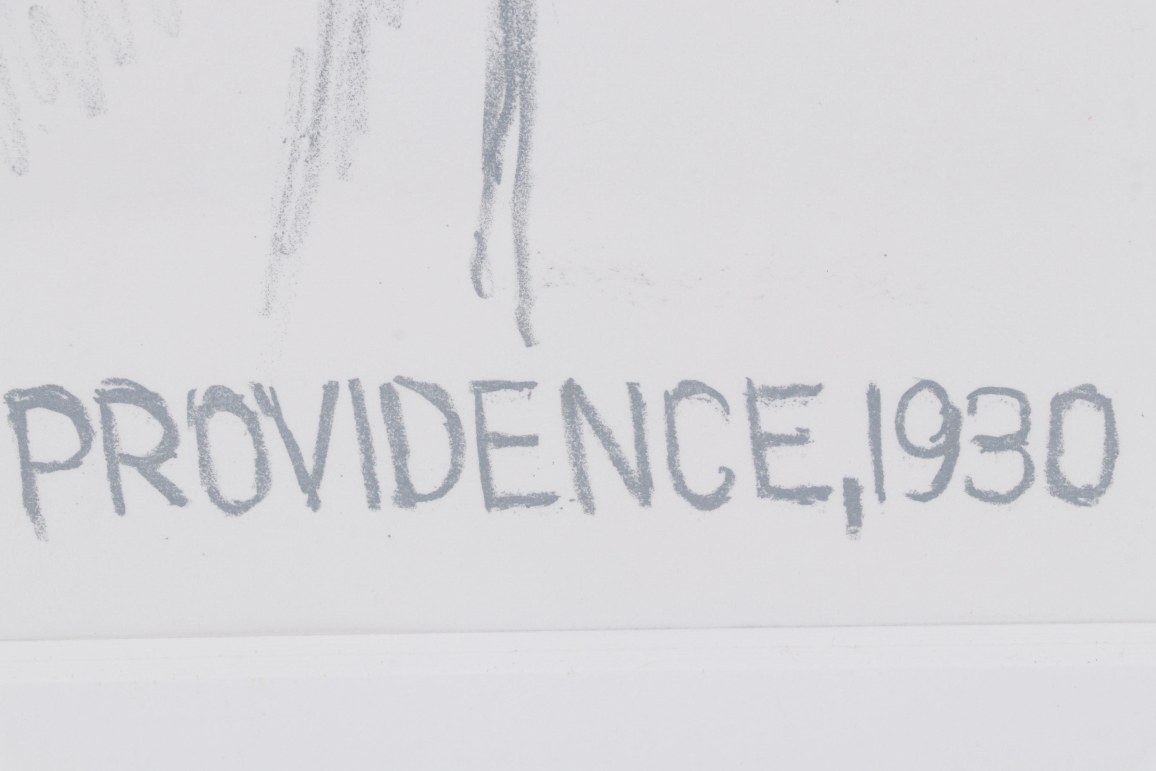 Sidney Chafetz Lithograph "Irving and William," 2002