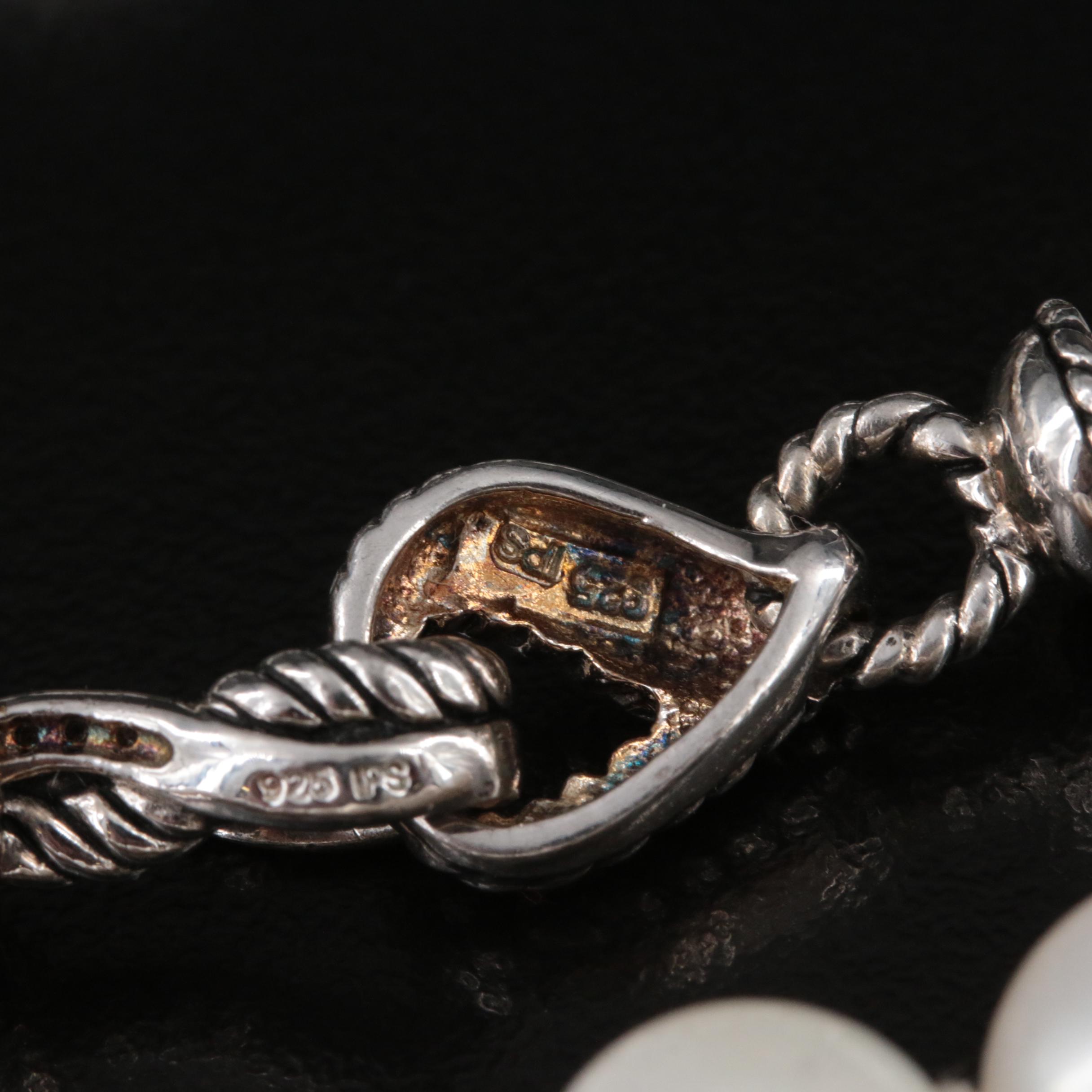 Sterling Pearl Necklace