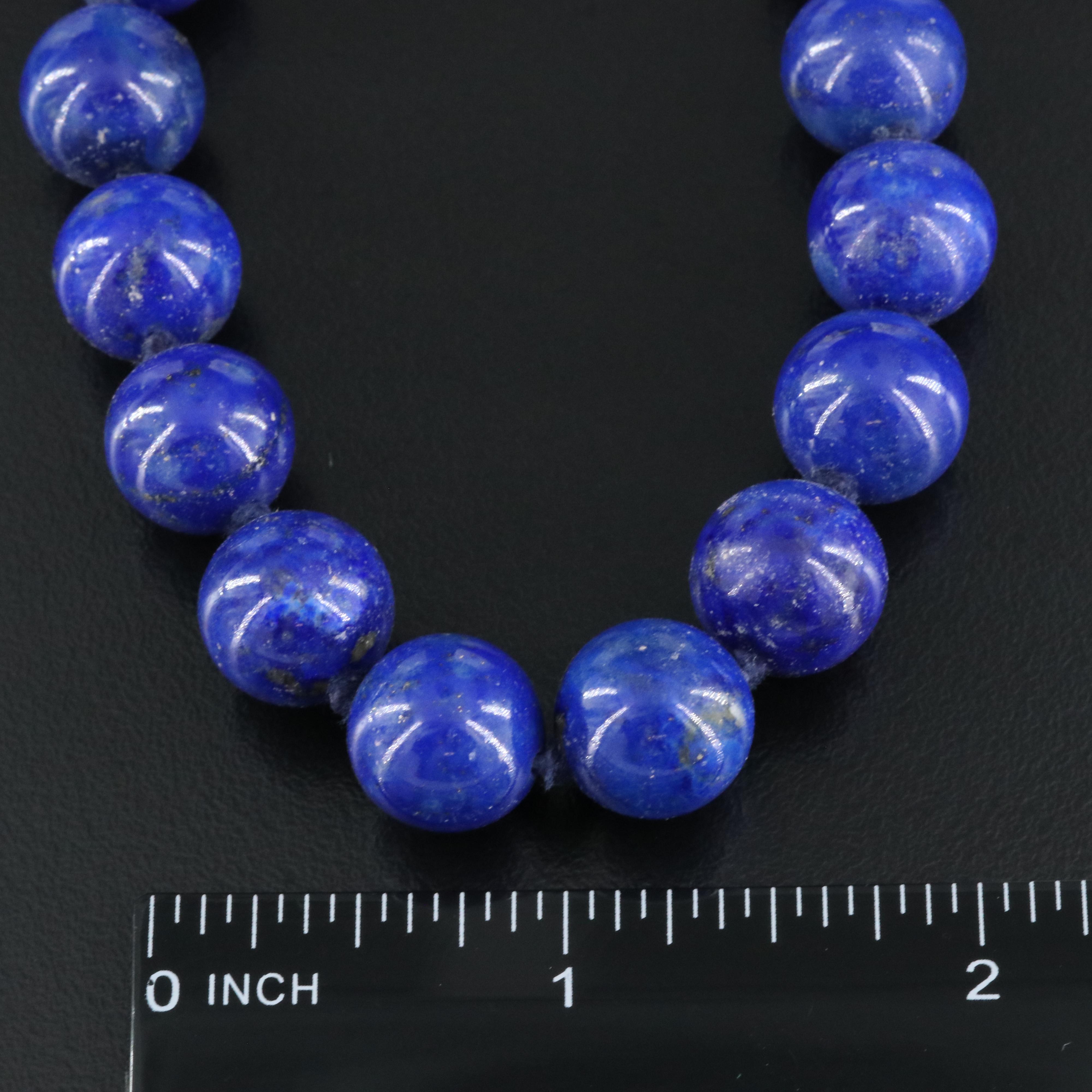 Lapis Lazuli Bead Necklace
