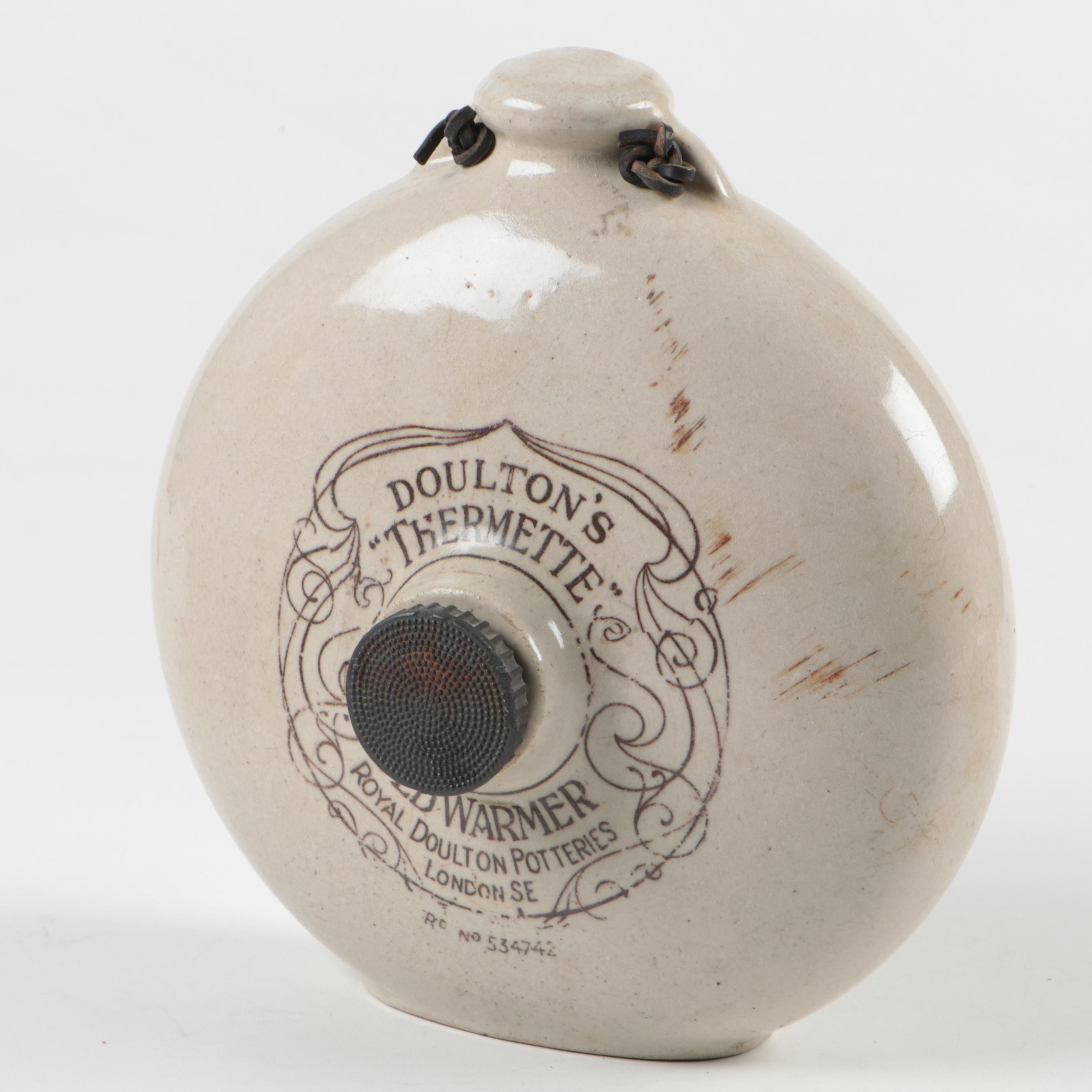 Royal Doulton Thermette Stoneware and Other Metal Bed Warmers