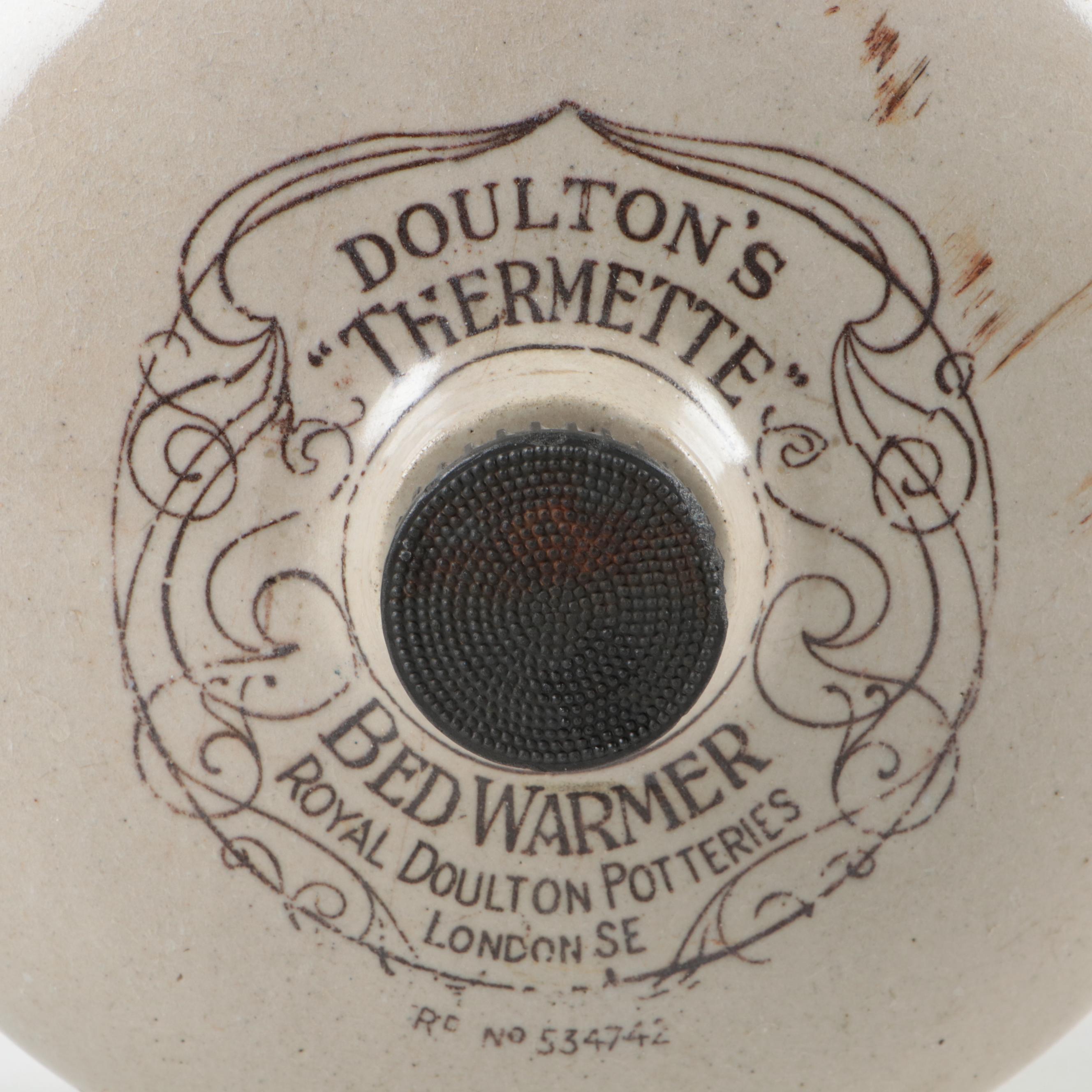 Royal Doulton Thermette Stoneware and Other Metal Bed Warmers