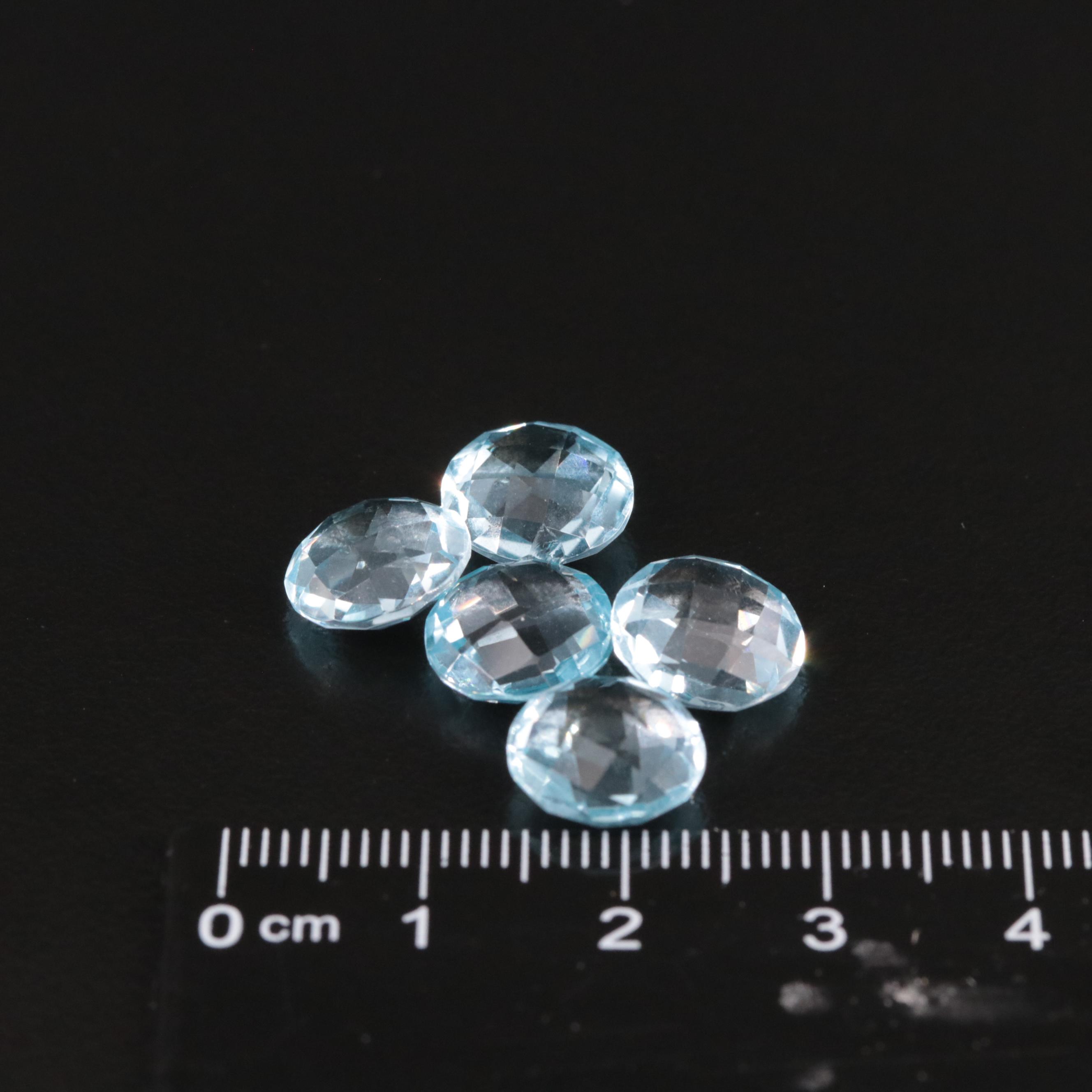 Loose 19.86 CTW Blue Topaz lot