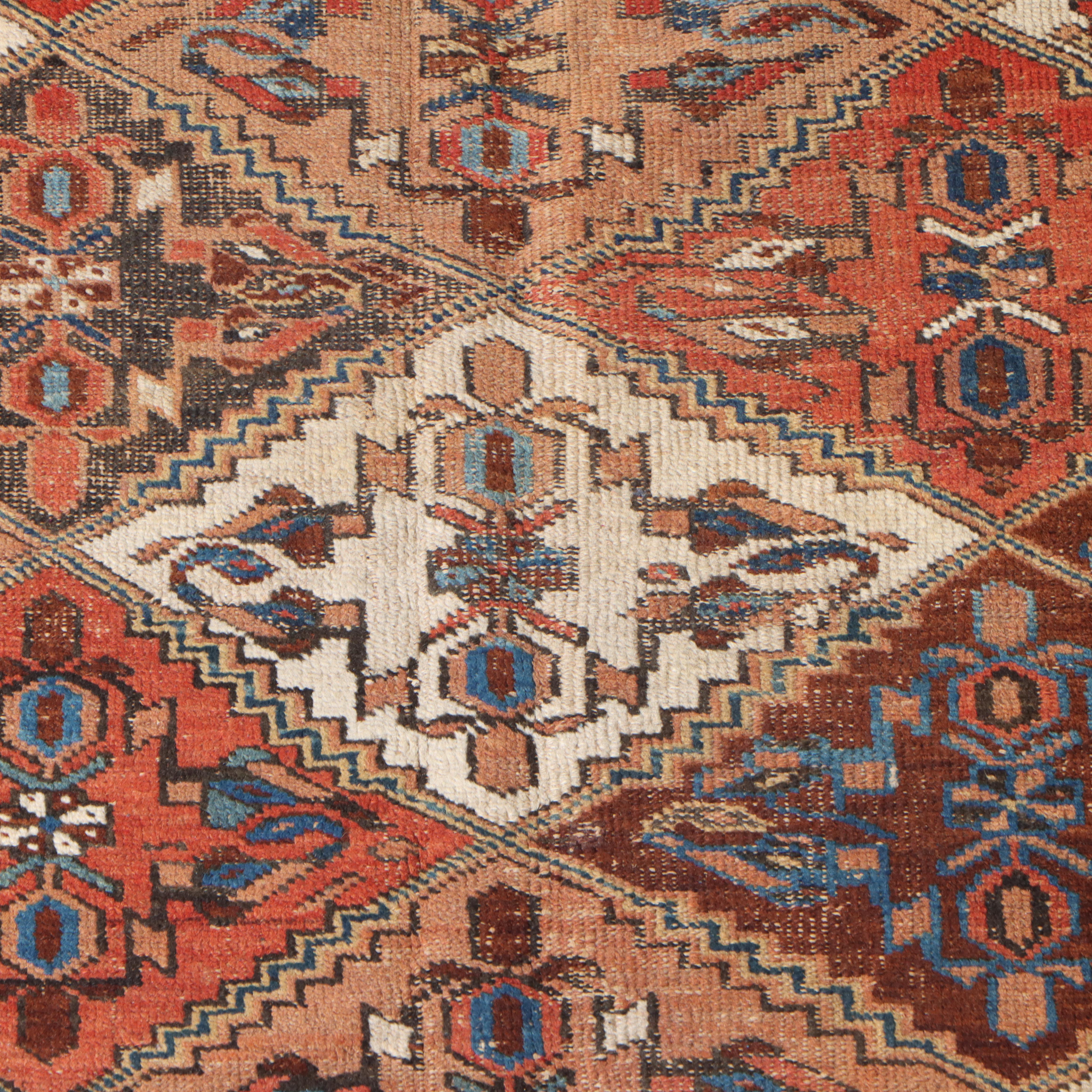 4' x 5'9 Hand-Knotted Persian Afshar Area Rug