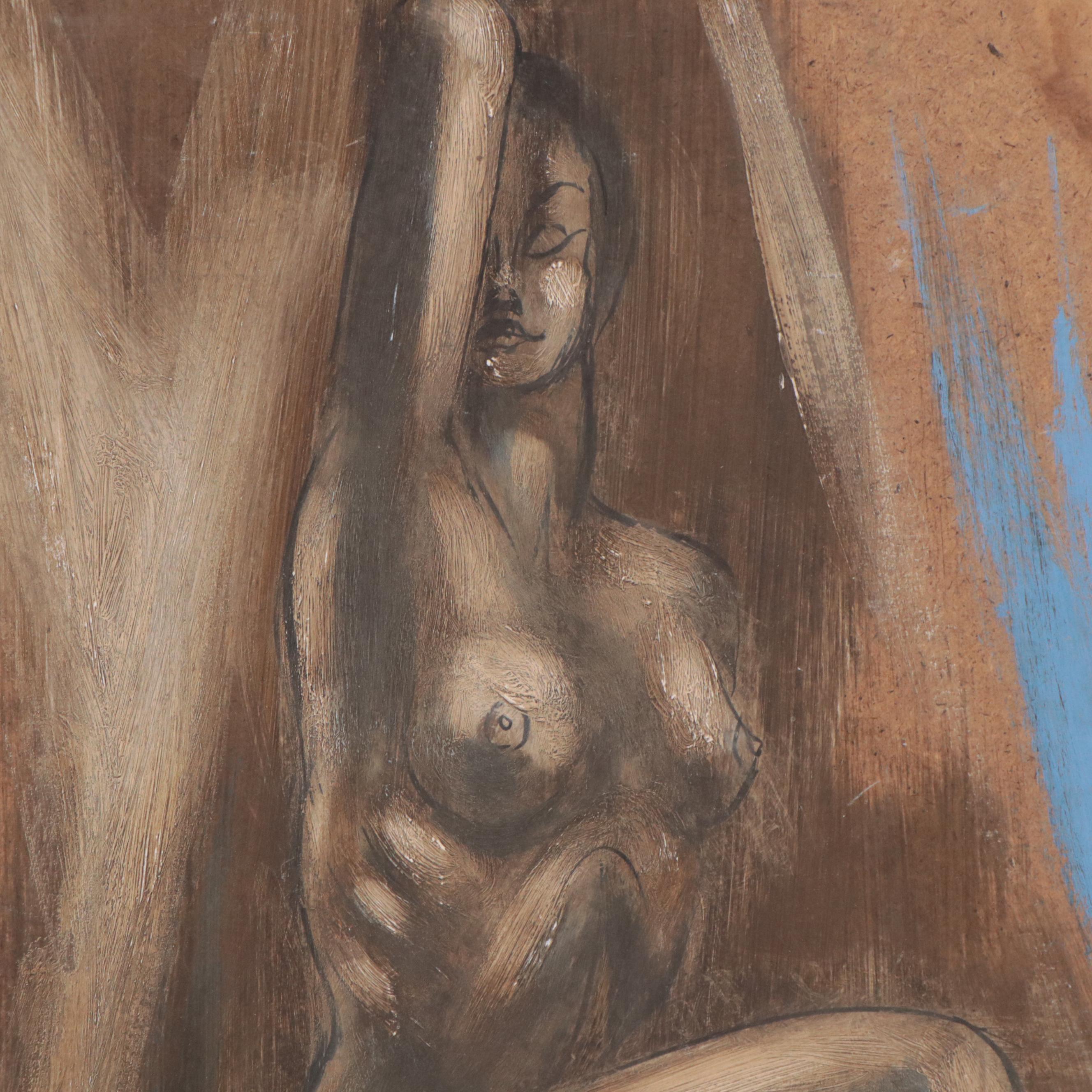 Oil Painting of Nude Figure
