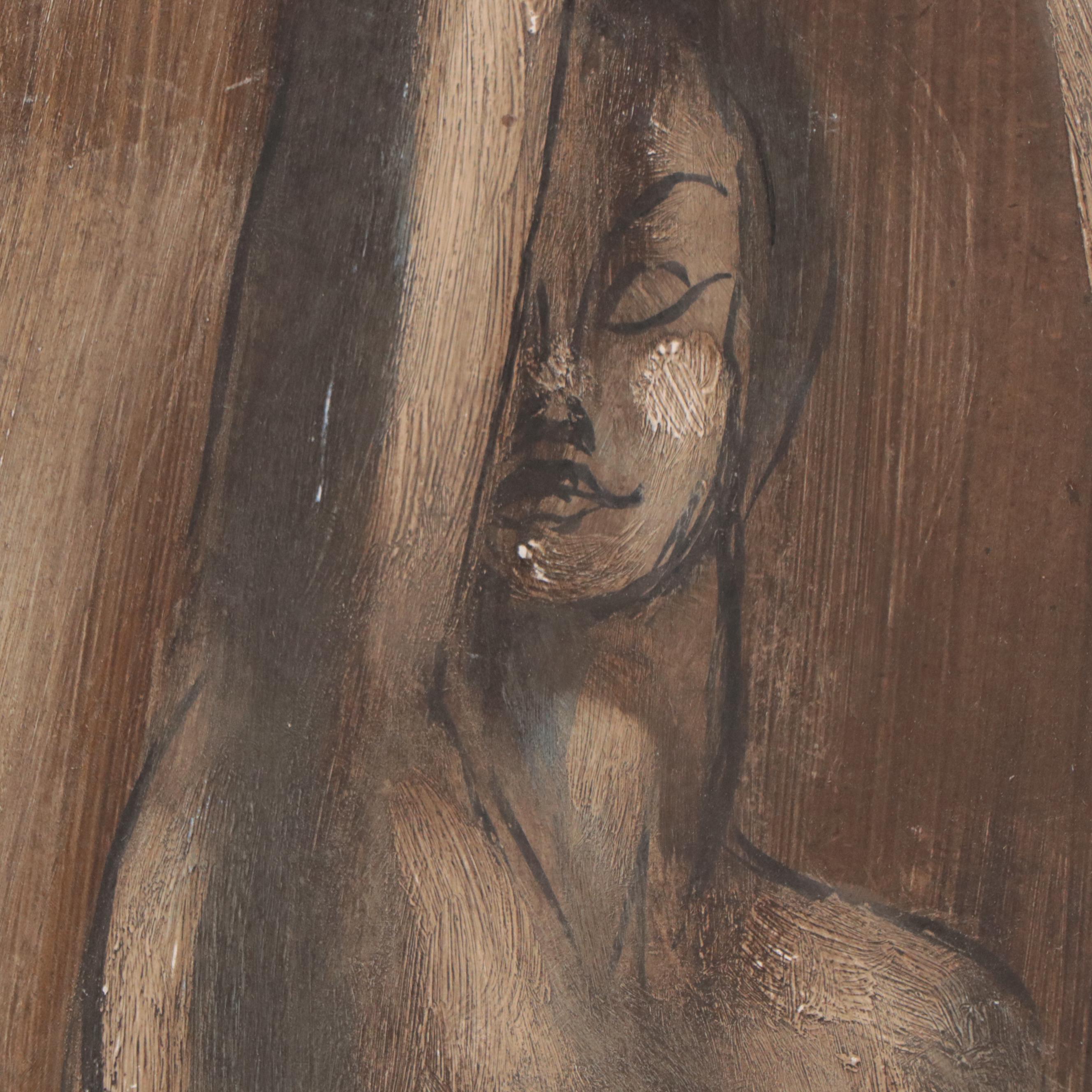 Oil Painting of Nude Figure