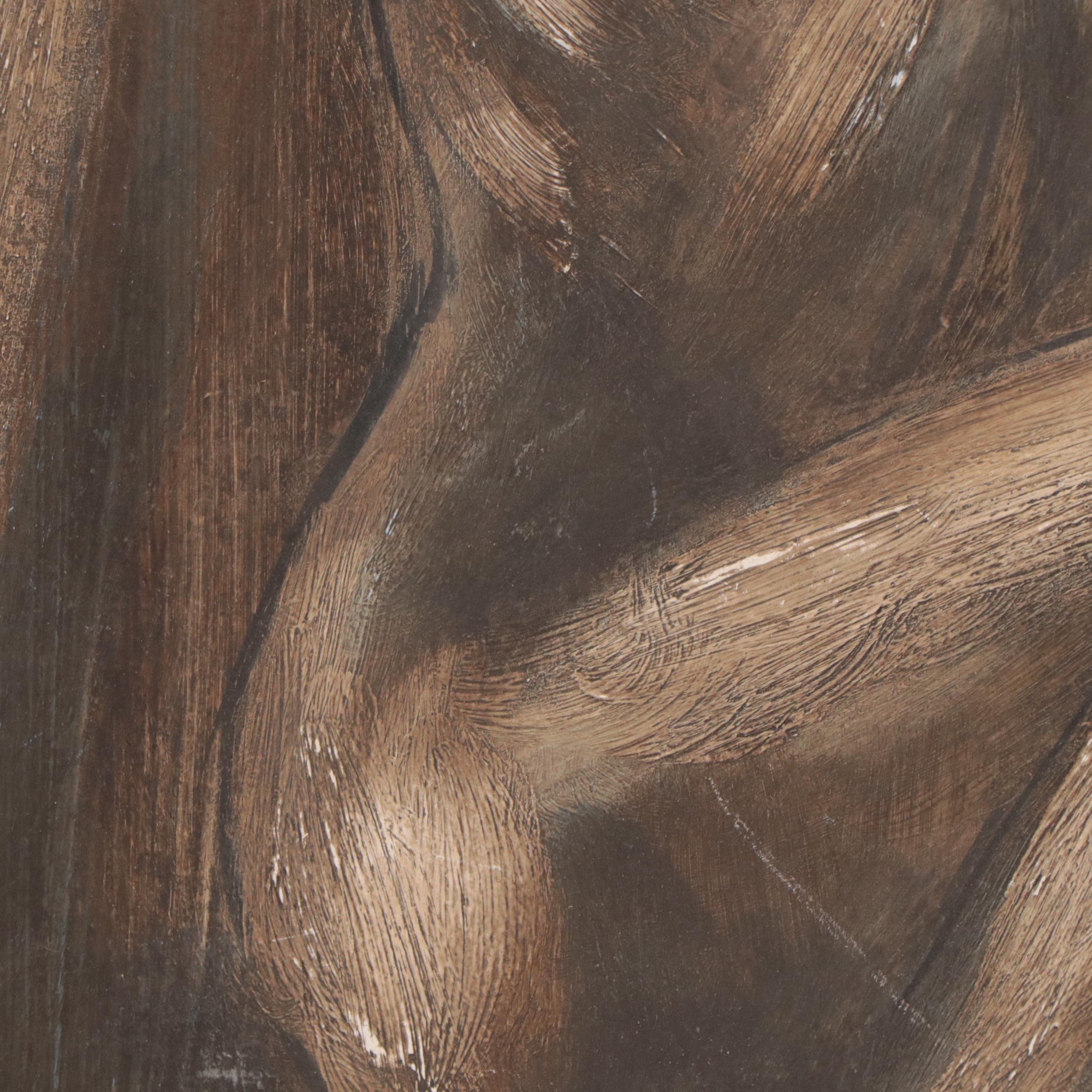 Oil Painting of Nude Figure