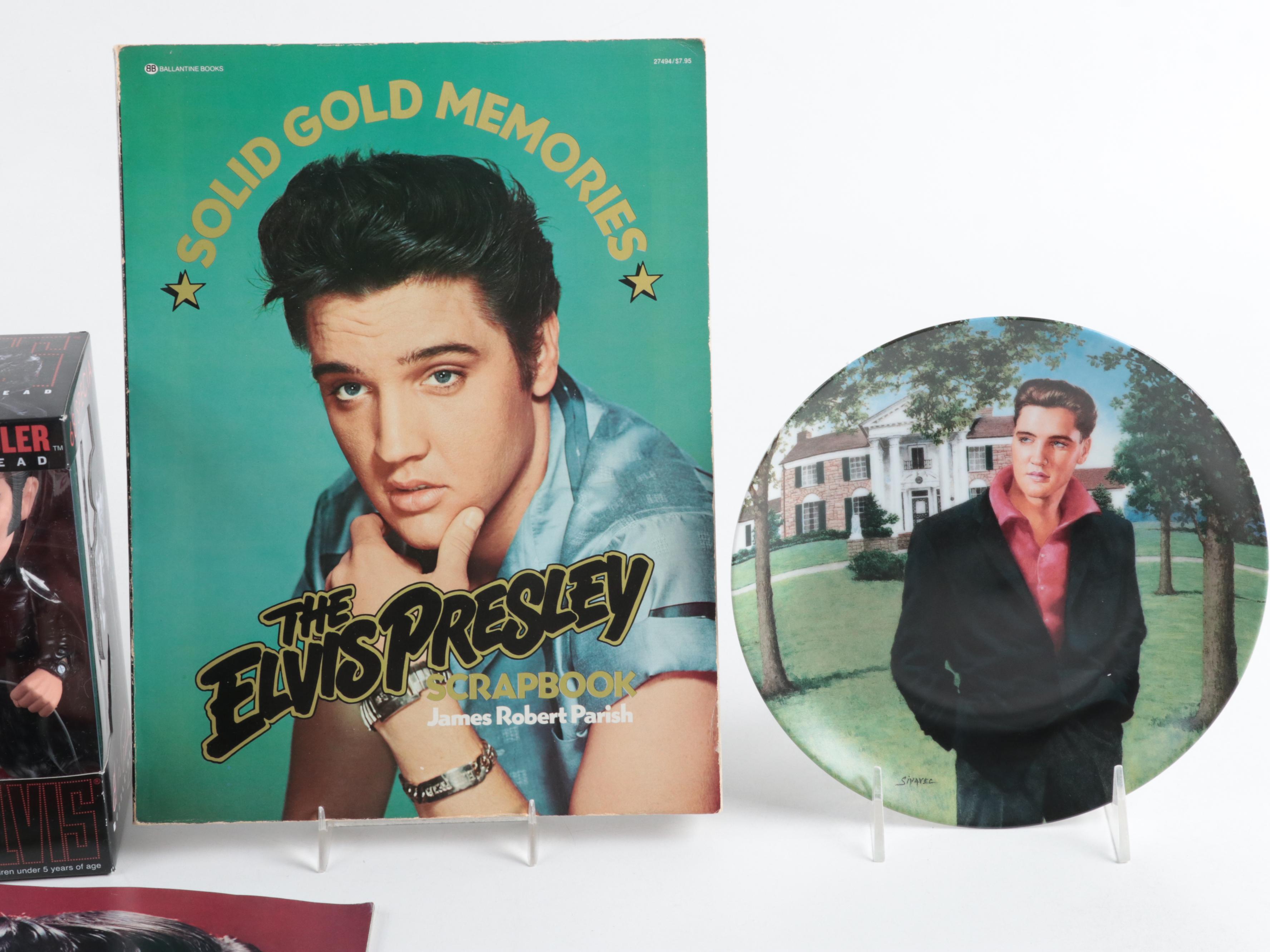 Elvis Presley Memorabilia Including Magazines, Bobbleheads, Calendars and More