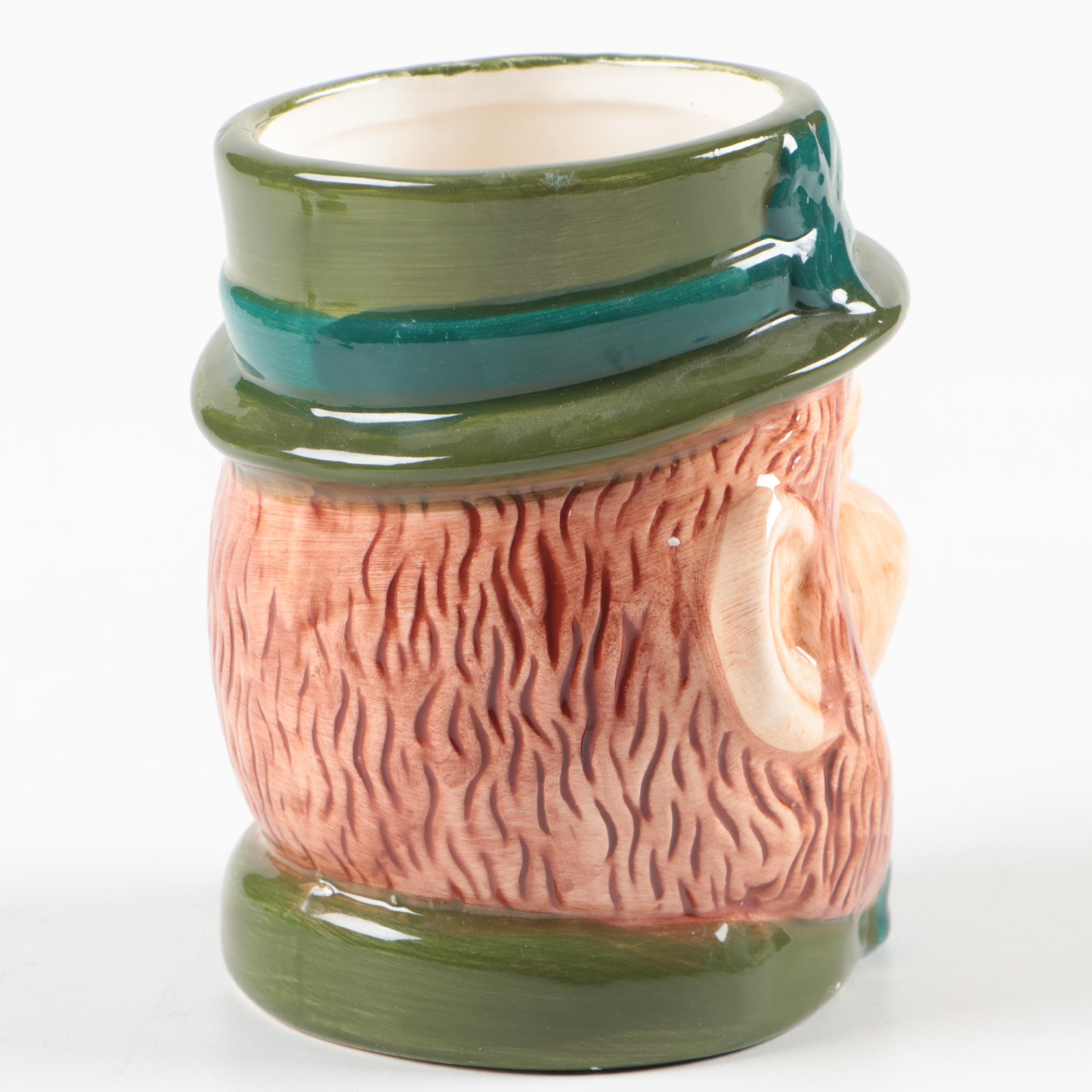 Celtic Brasswear Plaque, Irish Toby Mug and Figurines