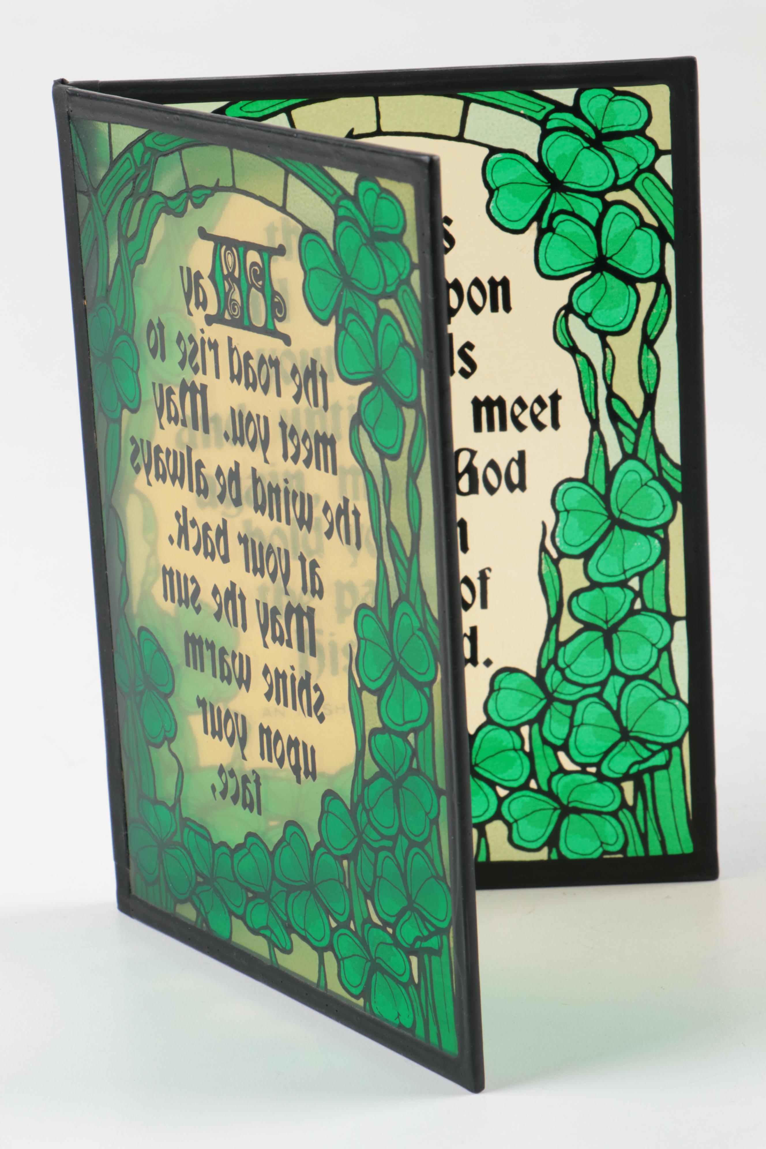 Celtic Brasswear Plaque, Irish Toby Mug and Figurines