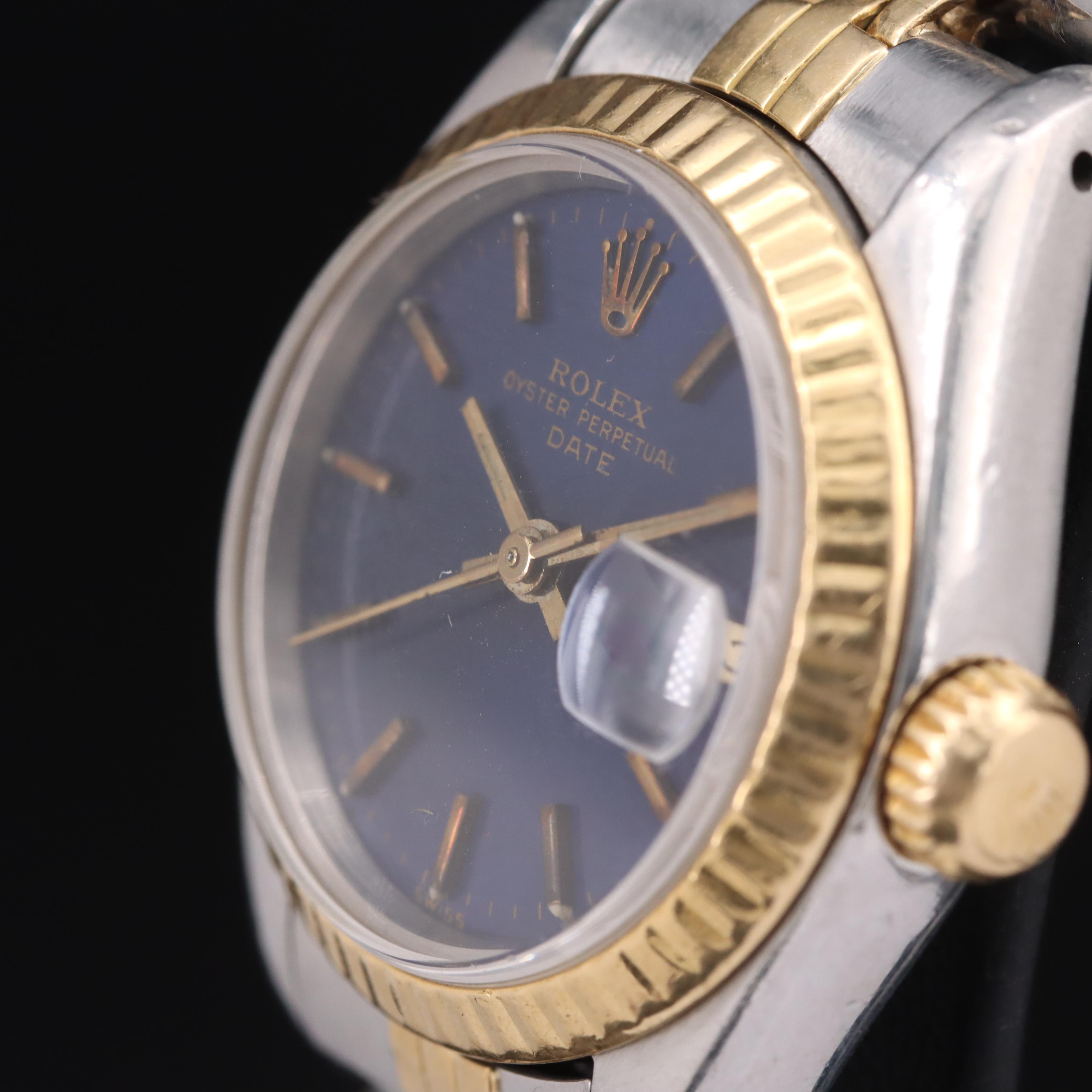 1986 18K and Stainless Steel Rolex Datejust Watch