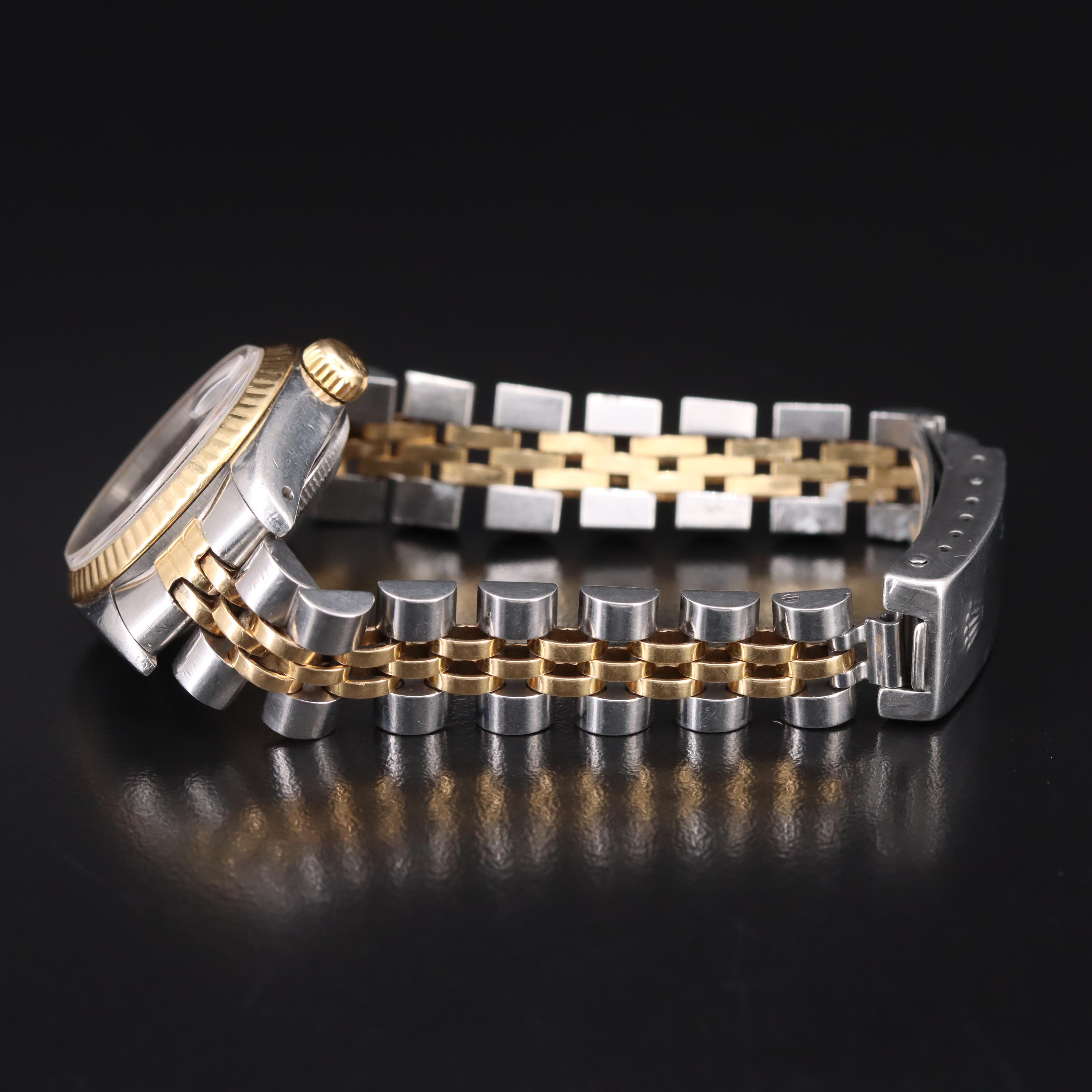 1986 18K and Stainless Steel Rolex Datejust Watch