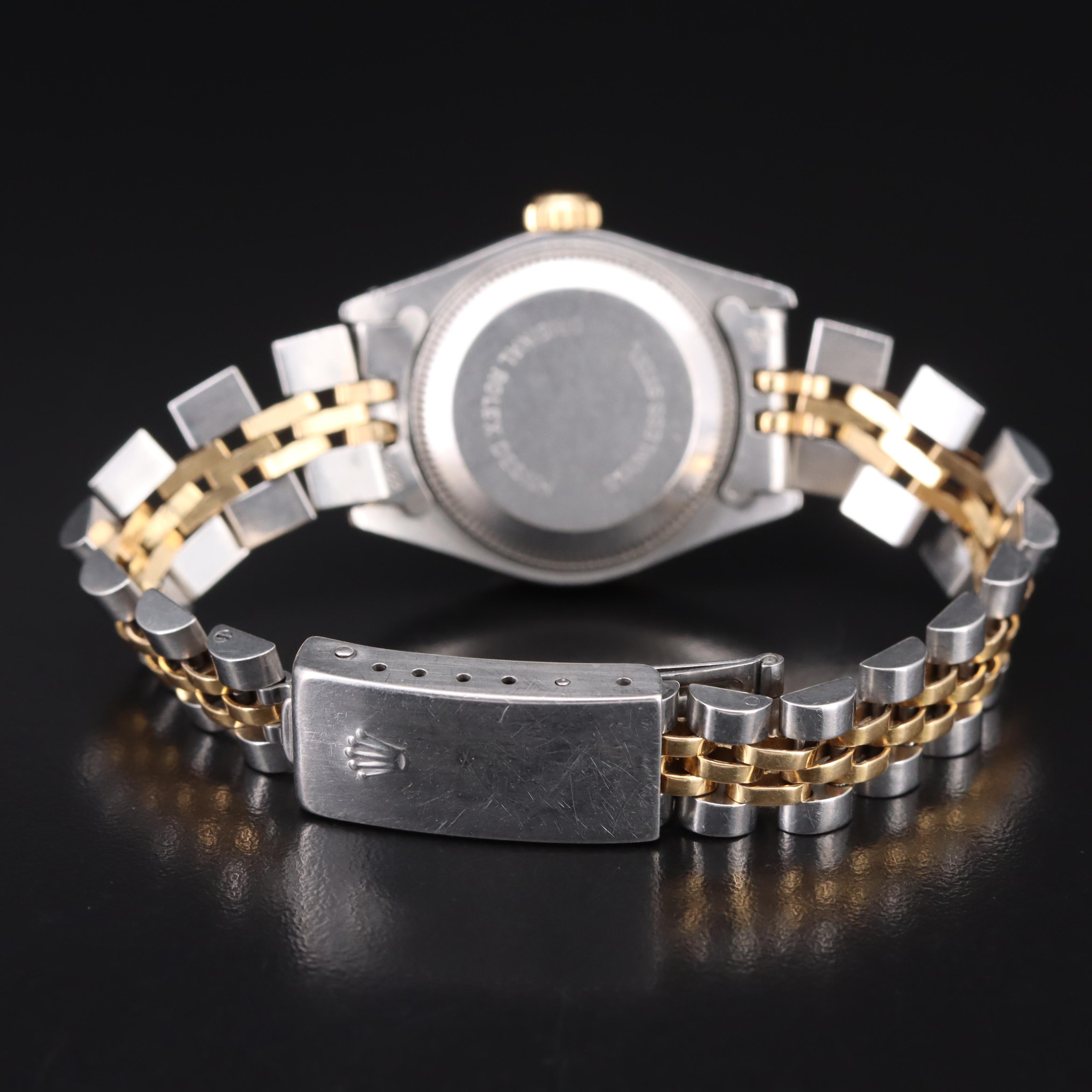 1986 18K and Stainless Steel Rolex Datejust Watch