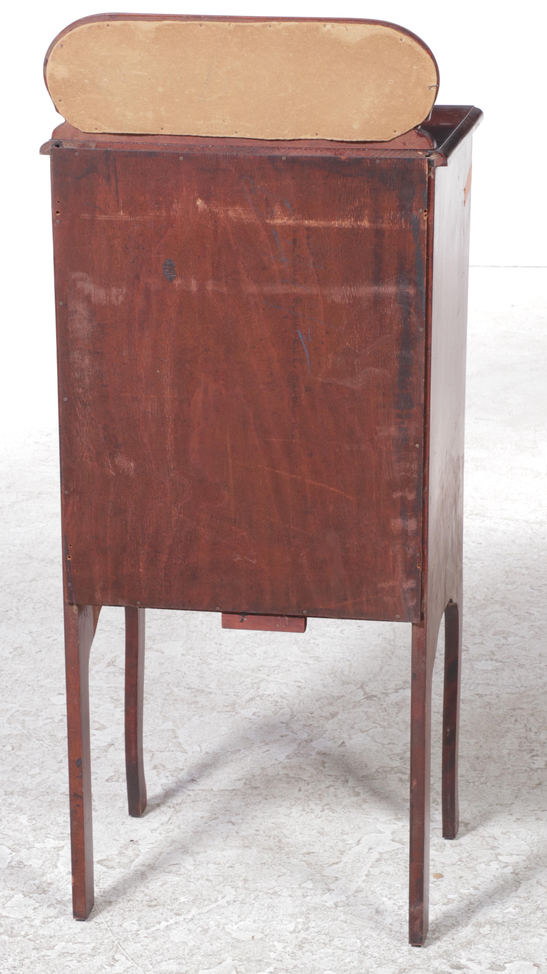 Late Victorian Mahongany-Finished Sheet Music Cabinet, Early 20th Century