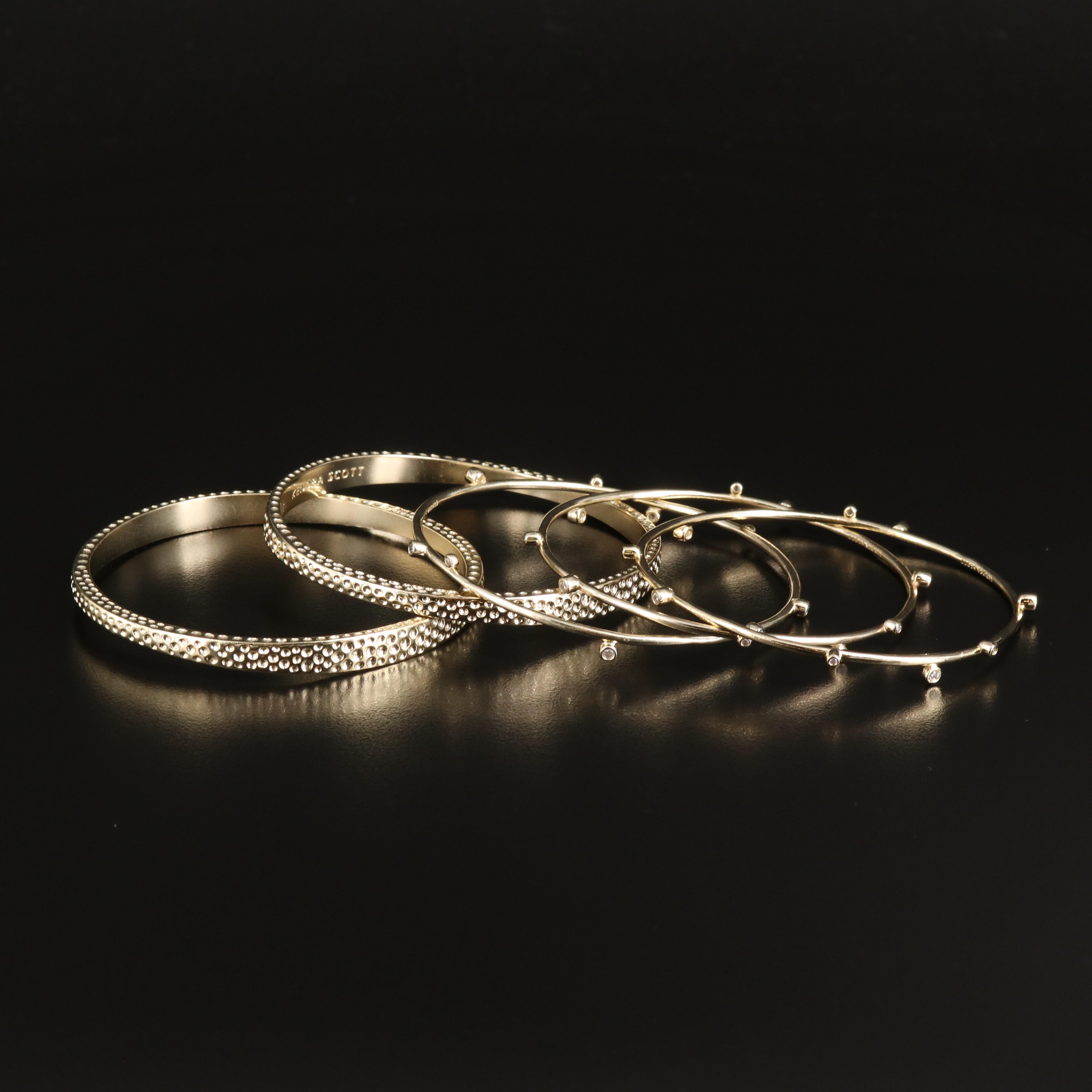 Kendra Scott Bangles Including Cubic Zirconia