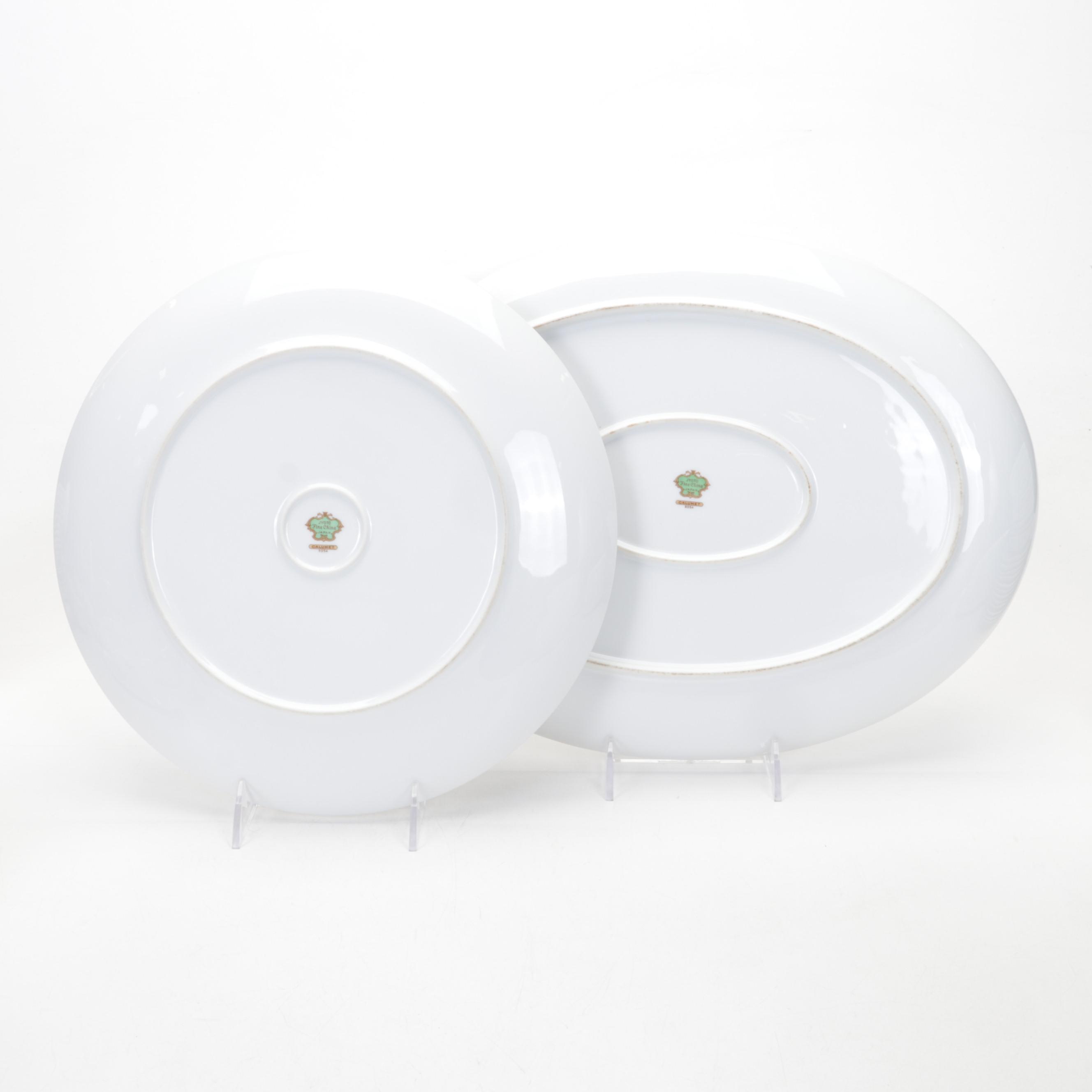 Jyoto Fine China "Calumet" Dinnerware, Mid-20th Century