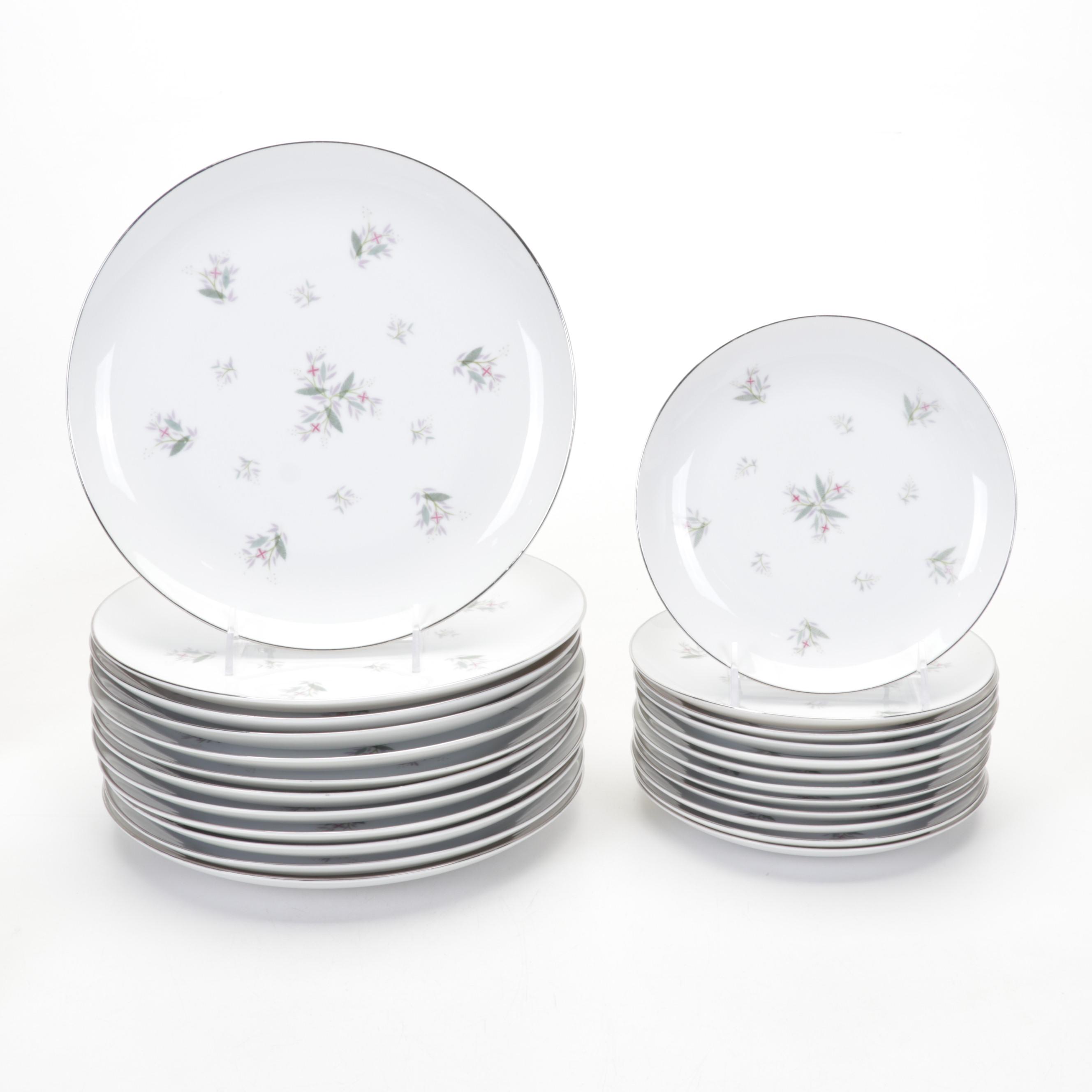 Jyoto Fine China "Calumet" Dinnerware, Mid-20th Century