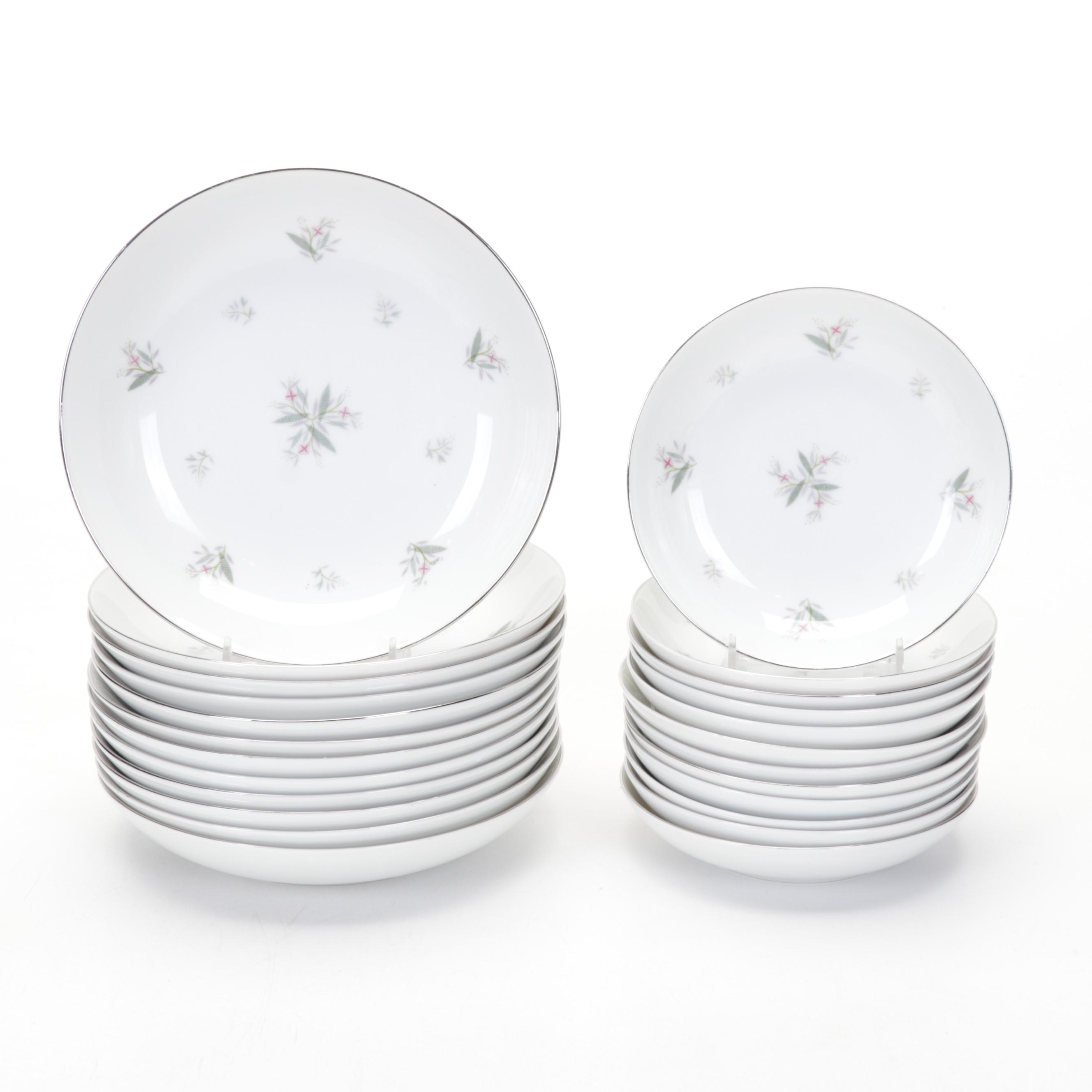 Jyoto Fine China "Calumet" Dinnerware, Mid-20th Century