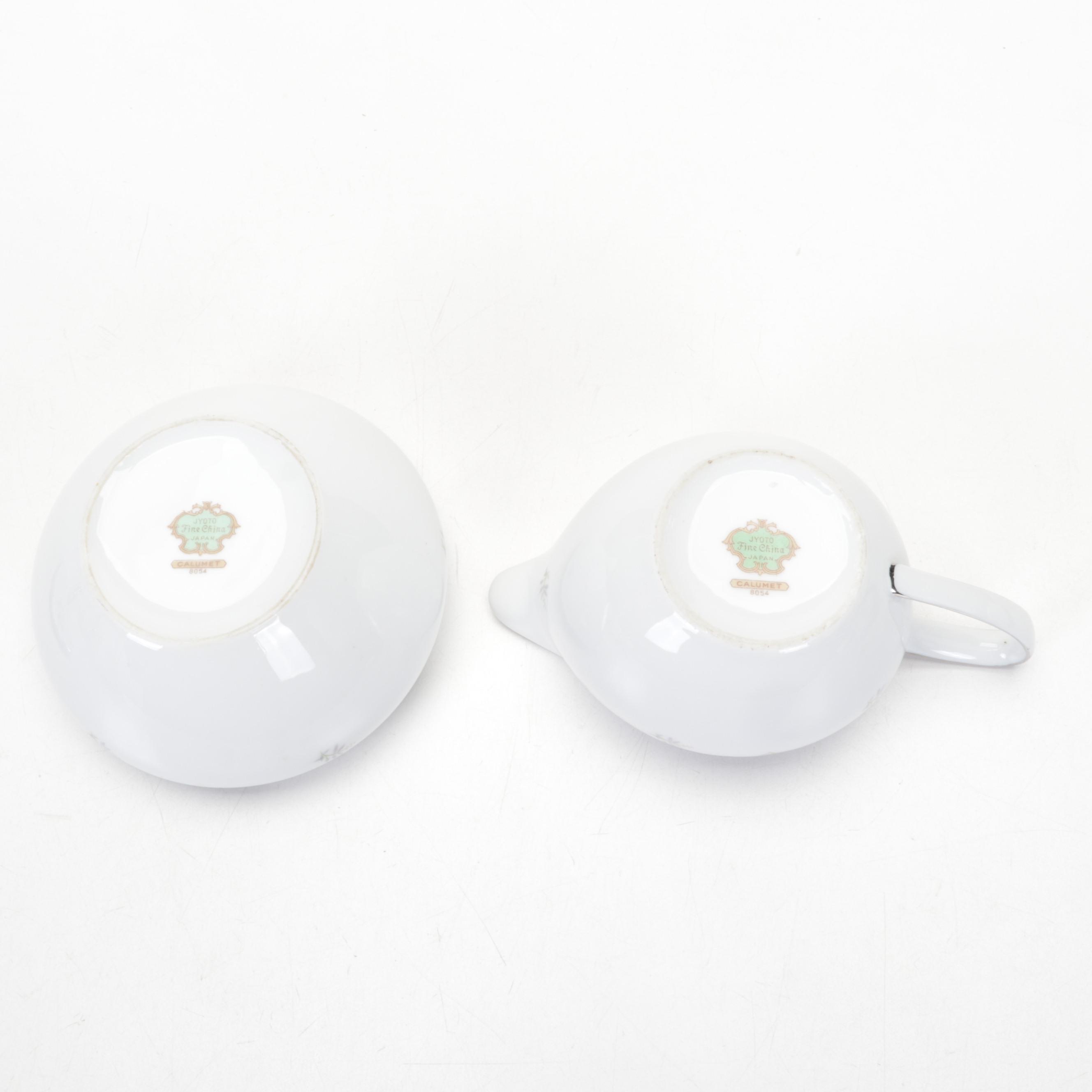 Jyoto Fine China "Calumet" Dinnerware, Mid-20th Century