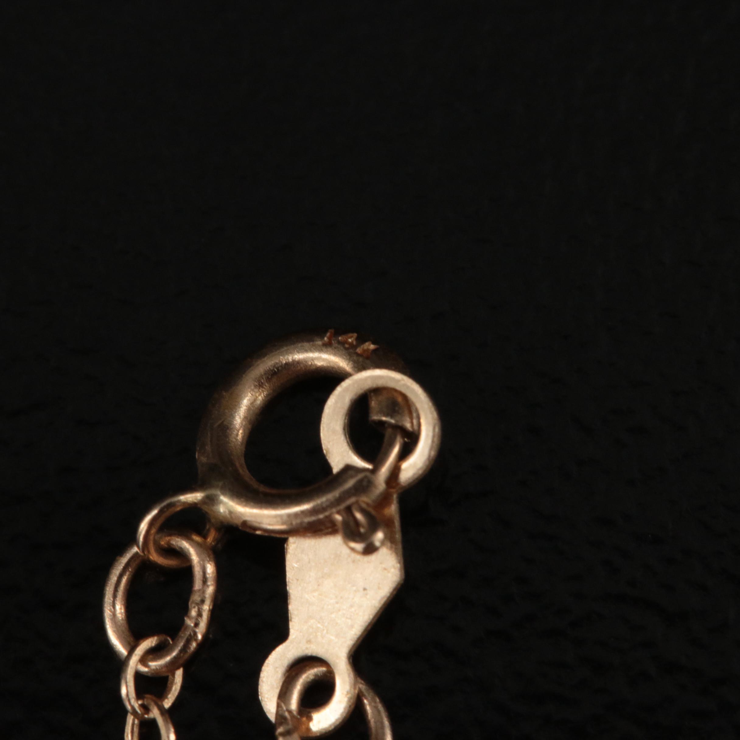 14K Pearl Négligée Necklace with Filigree Beads