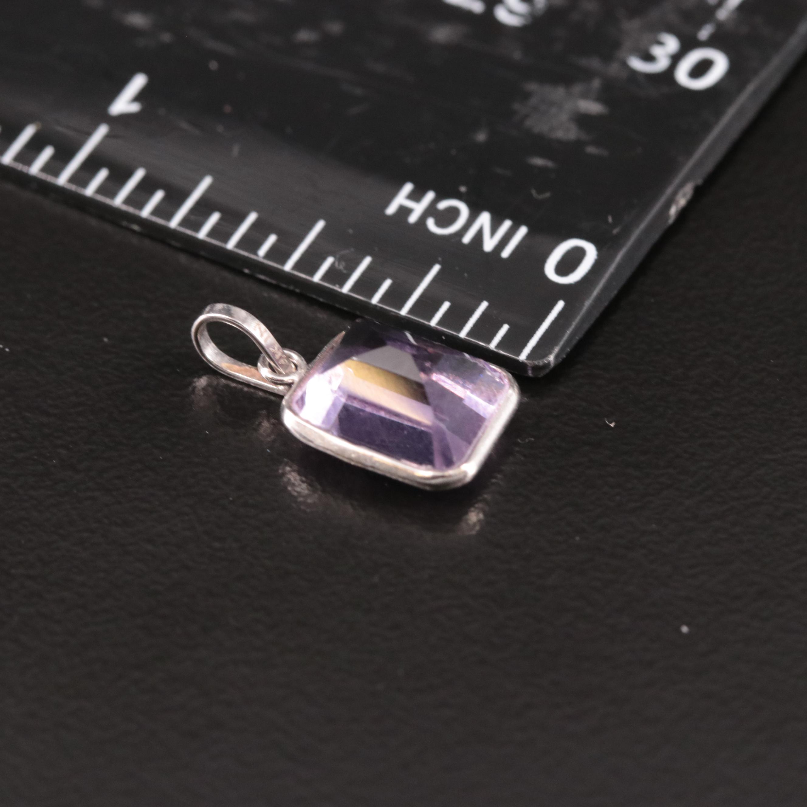 14K Amethyst Pendant