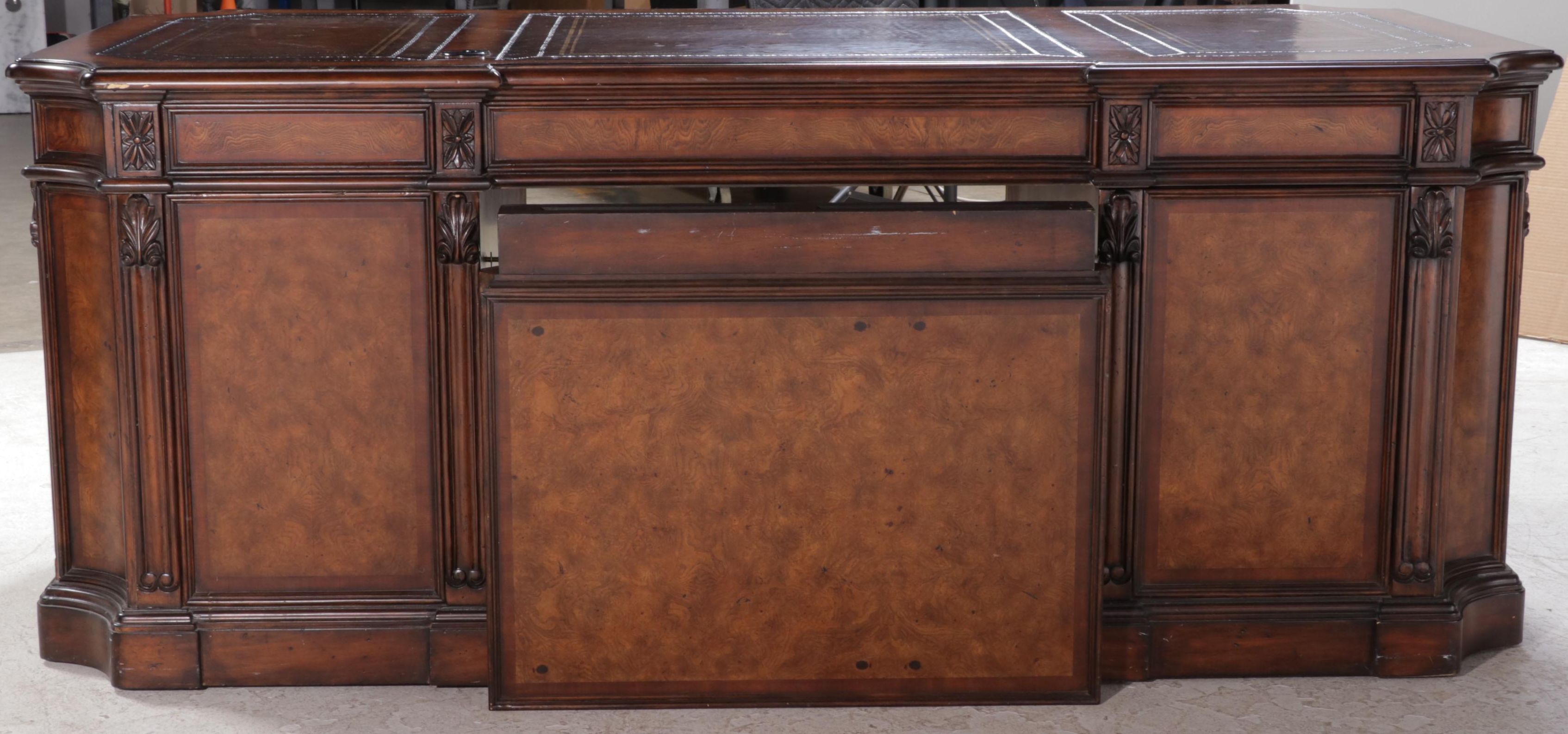 Contemporary Double-Pedestal Executive's Desk