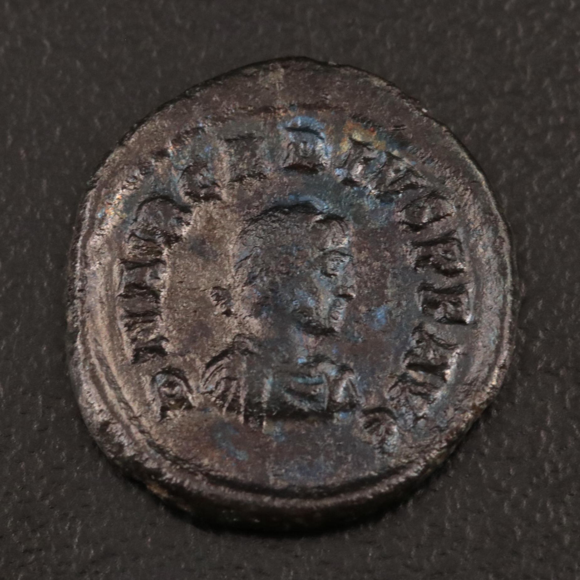 Ancient Roman Imperial Æ4 Coin of Arcadius, ca. 408 AD
