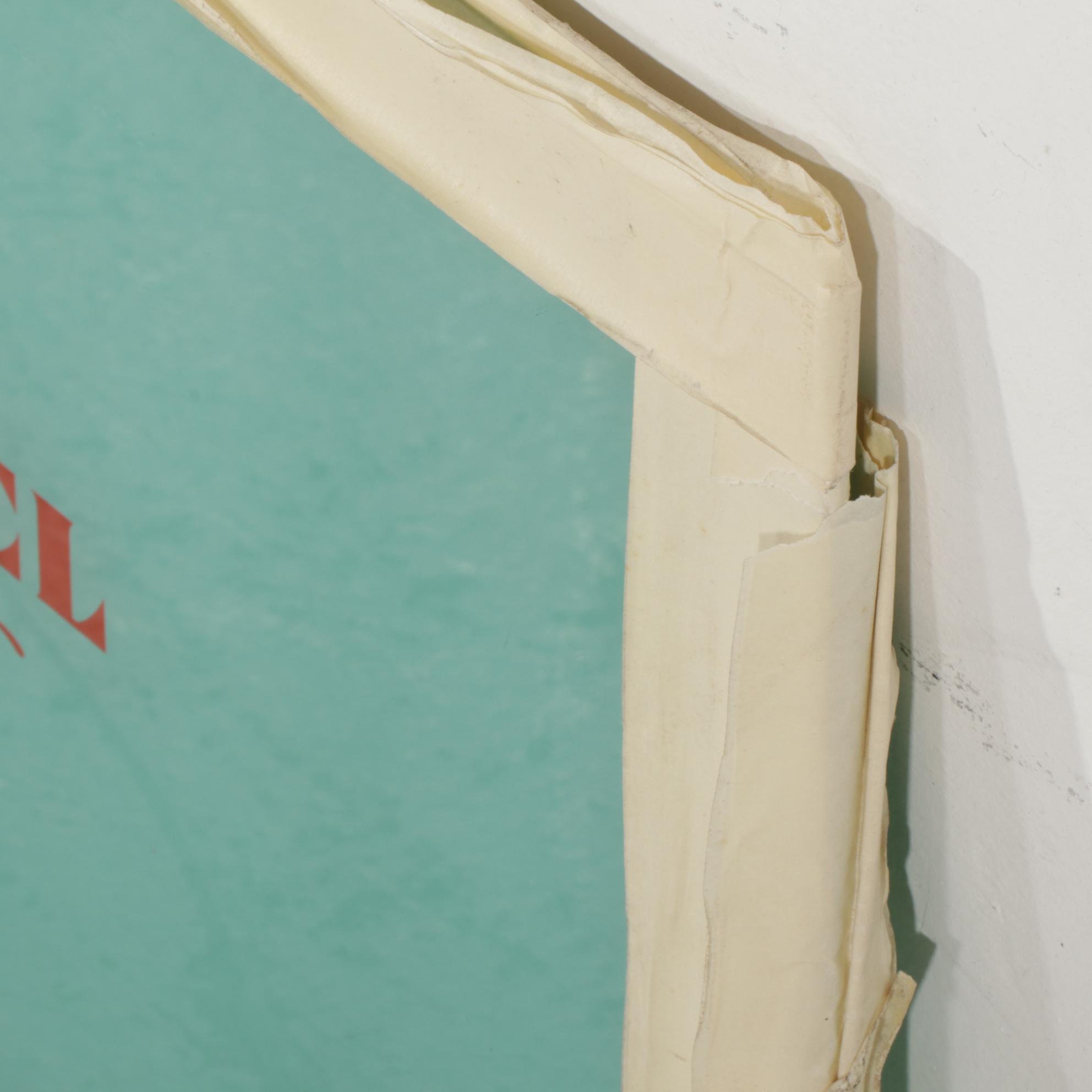 Holden Hotel Stenciled Glass Pane Transom Window Sign, Circa 1915