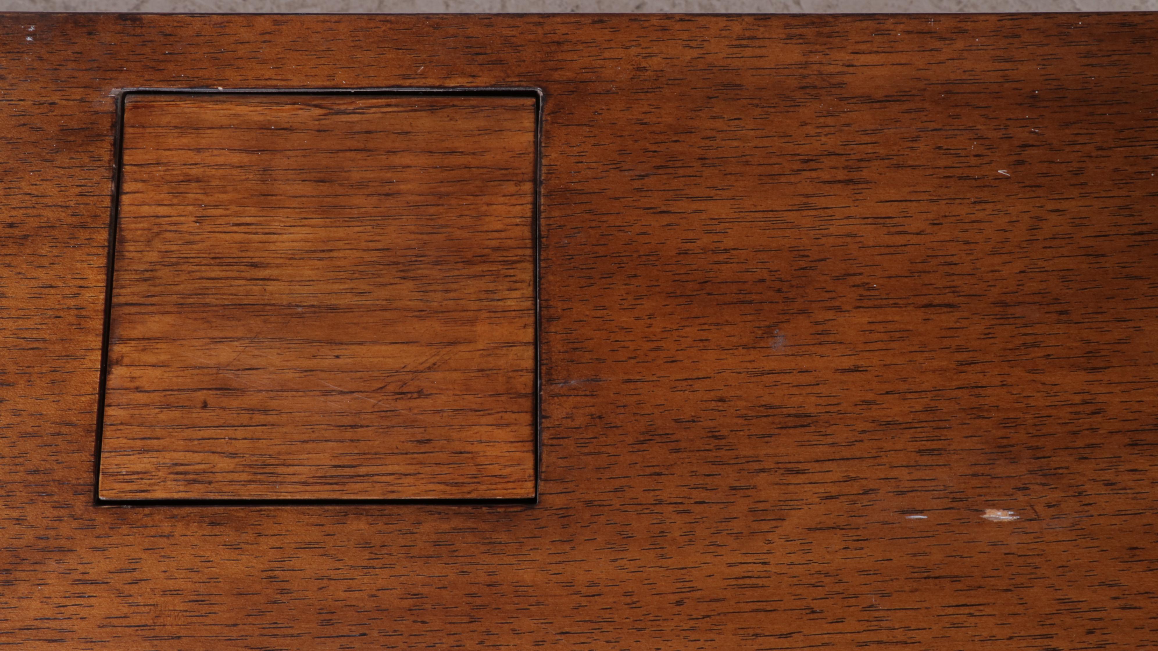 Contemporary Oak Executive Desk