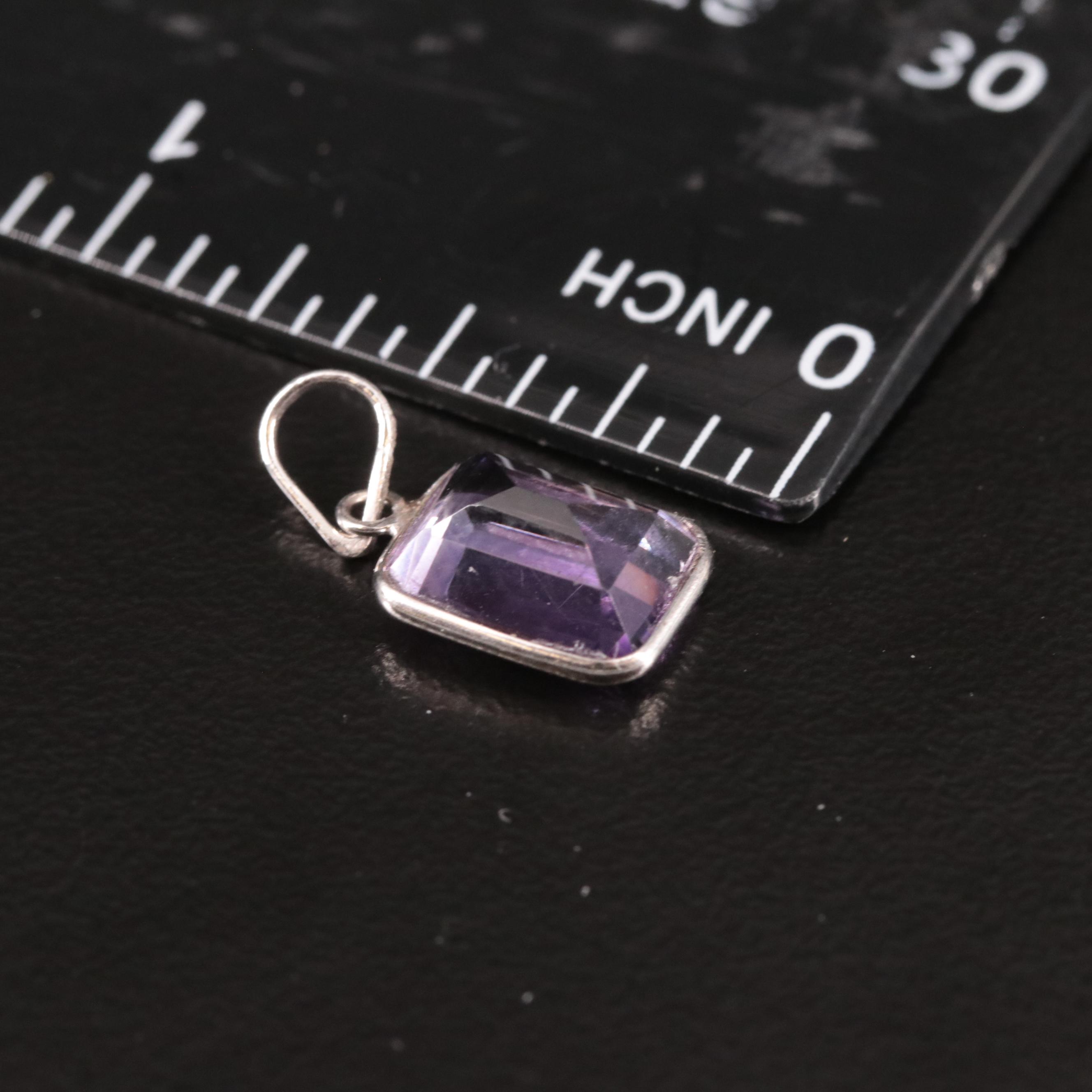 14K Amethyst Pendant
