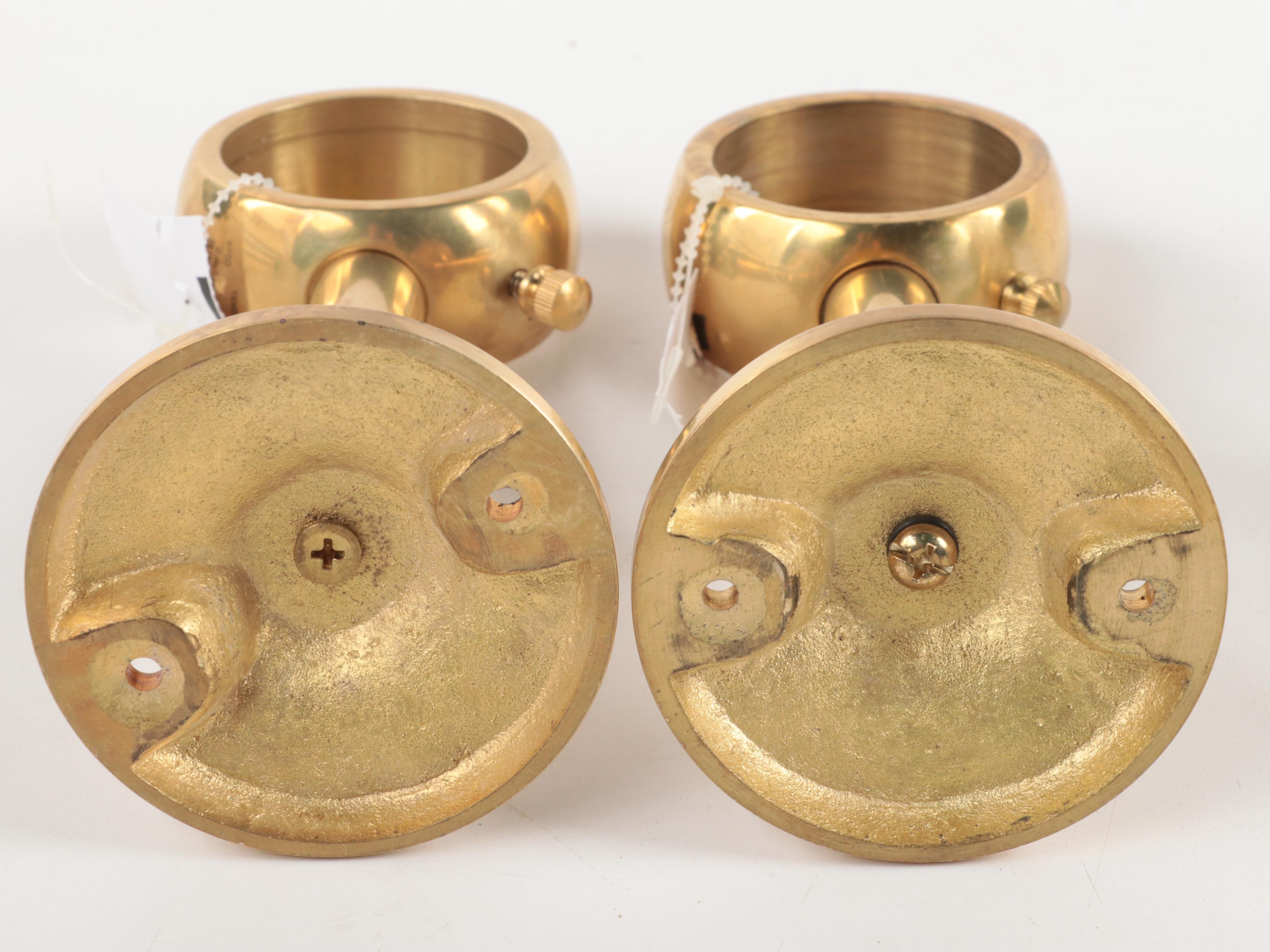 Ralph Lauren Home Curtain Rod with Urn Finials and Brackets