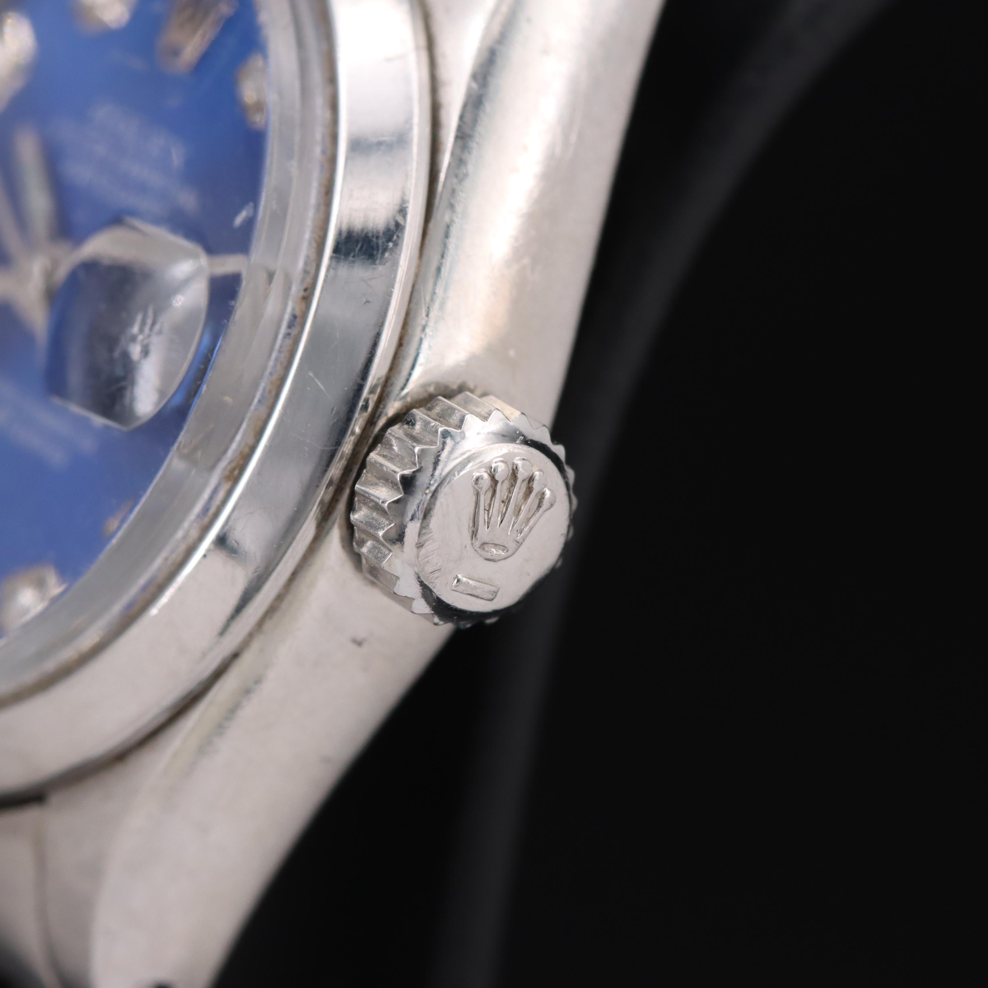 1979 Rolex Oyster Perpetual Diamond Dial Datejust Watch