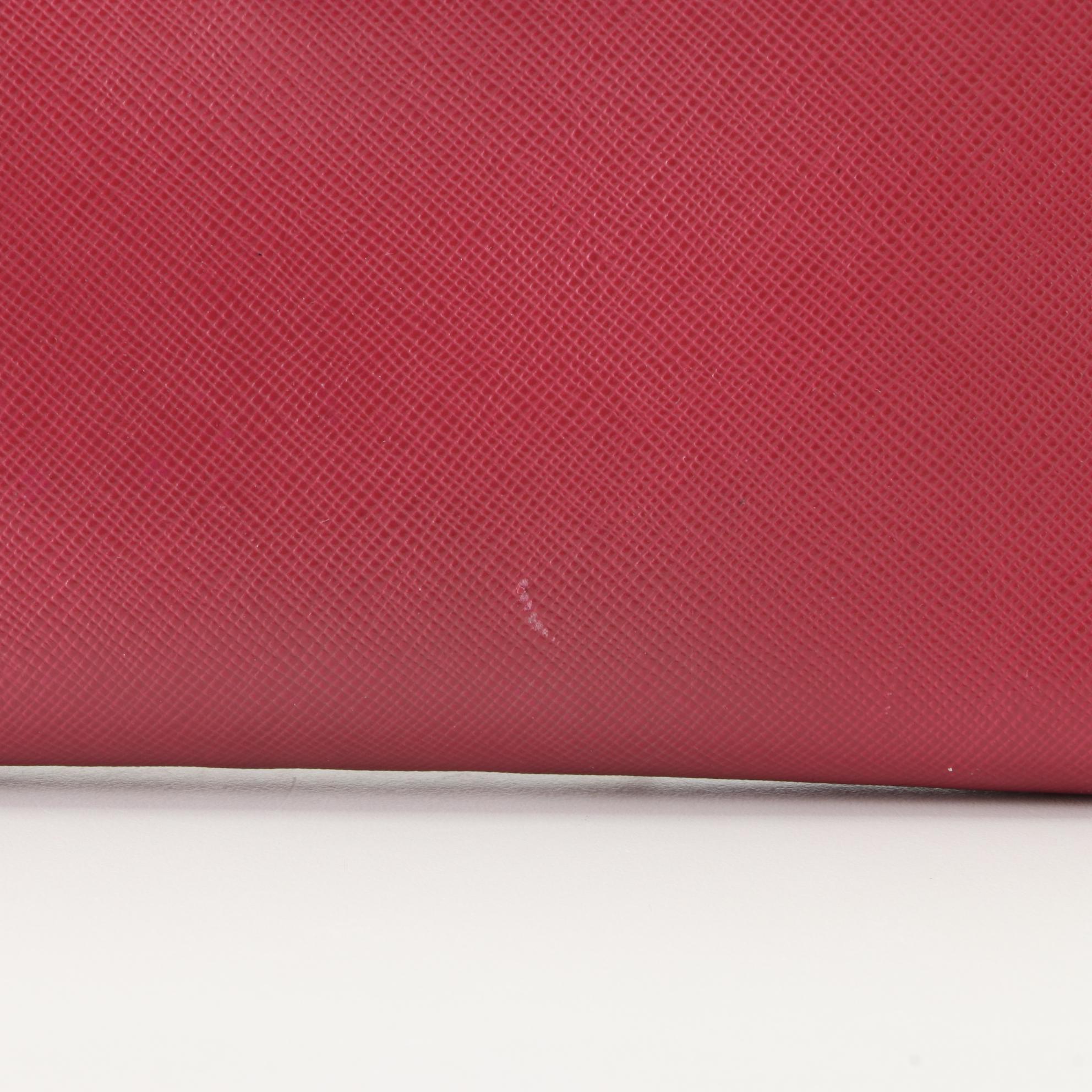 Prada Zip-Around Wallet in Saffiano Leather