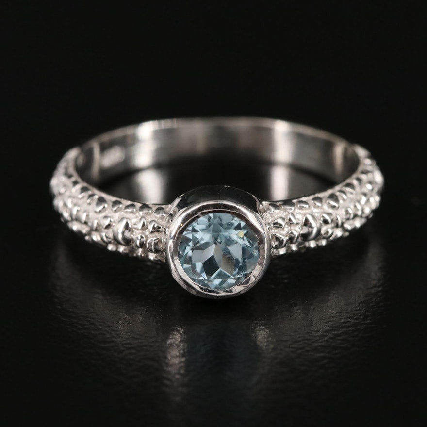 Sterling Blue Topaz Ring