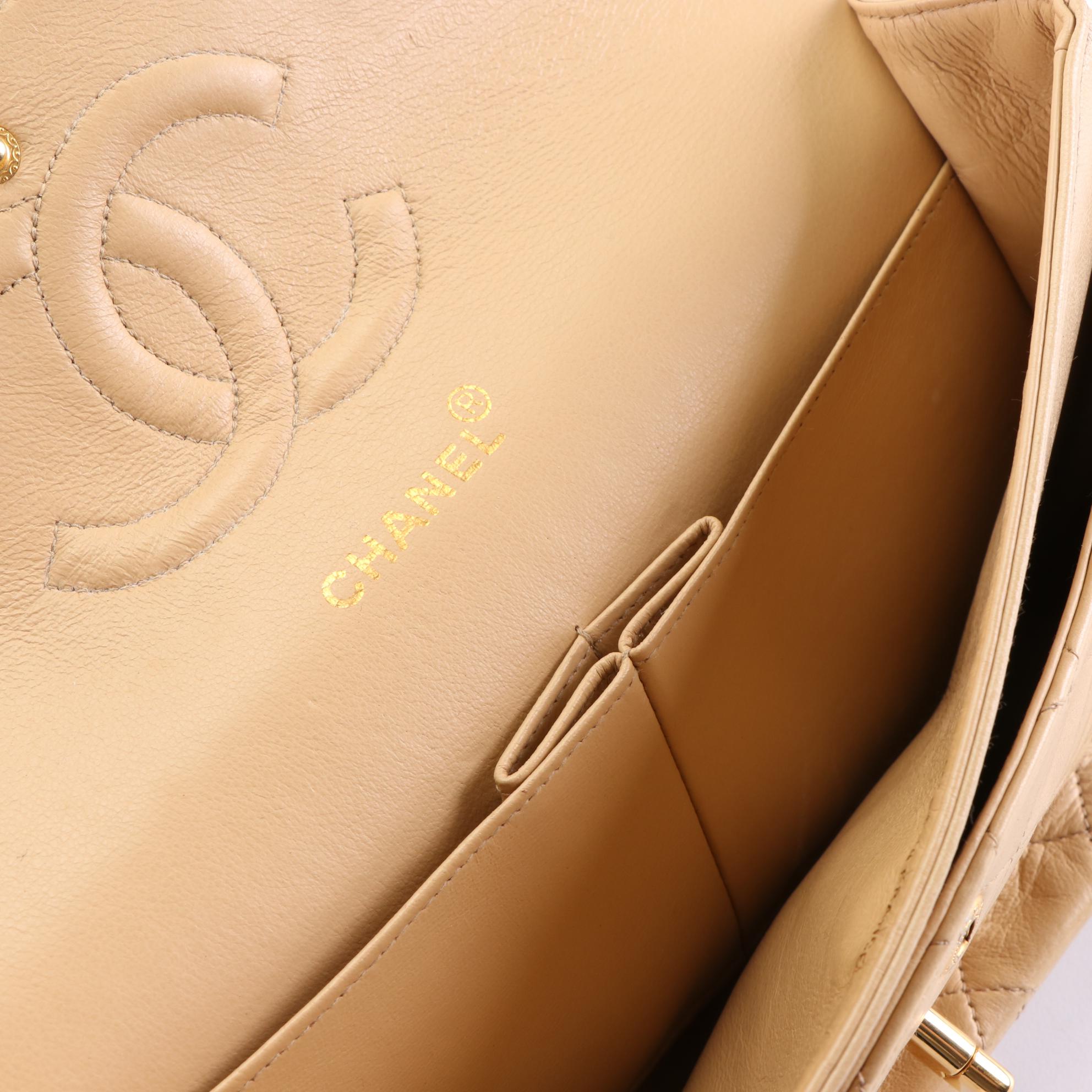 Chanel Classic Double Flap Bag Small in Quilted Lambskin Leather